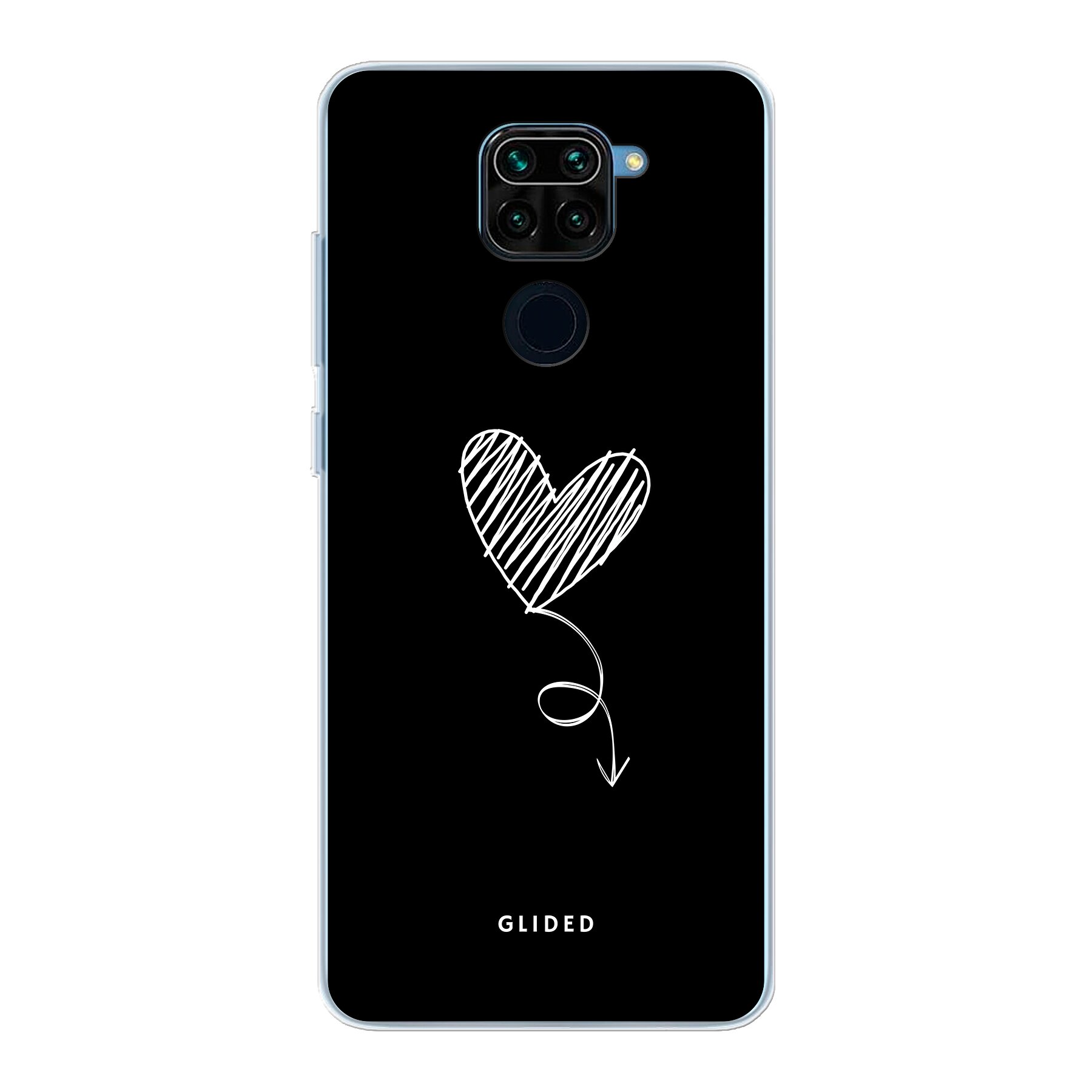 Dark Heart - Xiaomi Redmi Note 9 Handyhülle