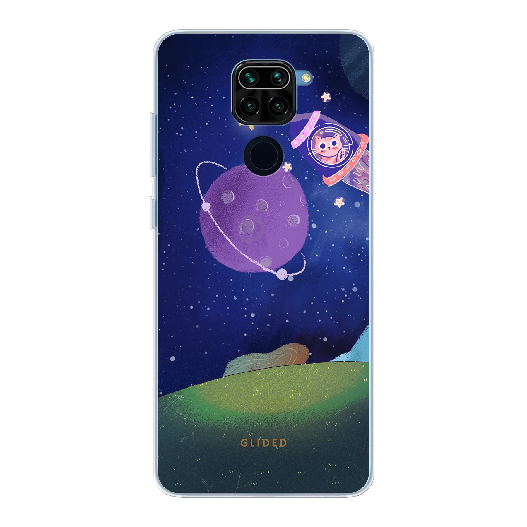 Galaxy Cat - Xiaomi Redmi Note 9 Handyhülle