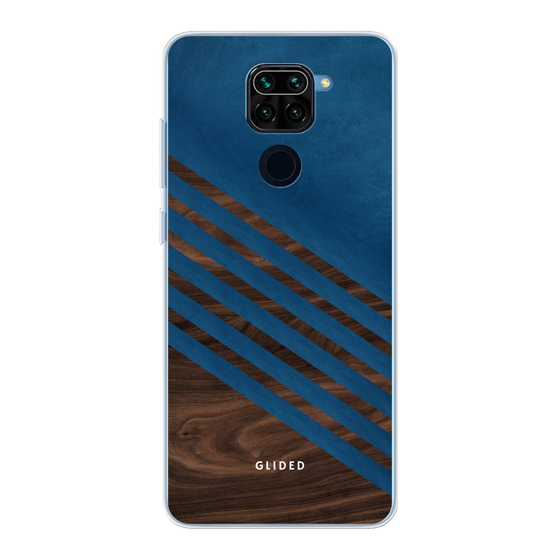 Blue Wood - Xiaomi Redmi Note 9 Handyhülle
