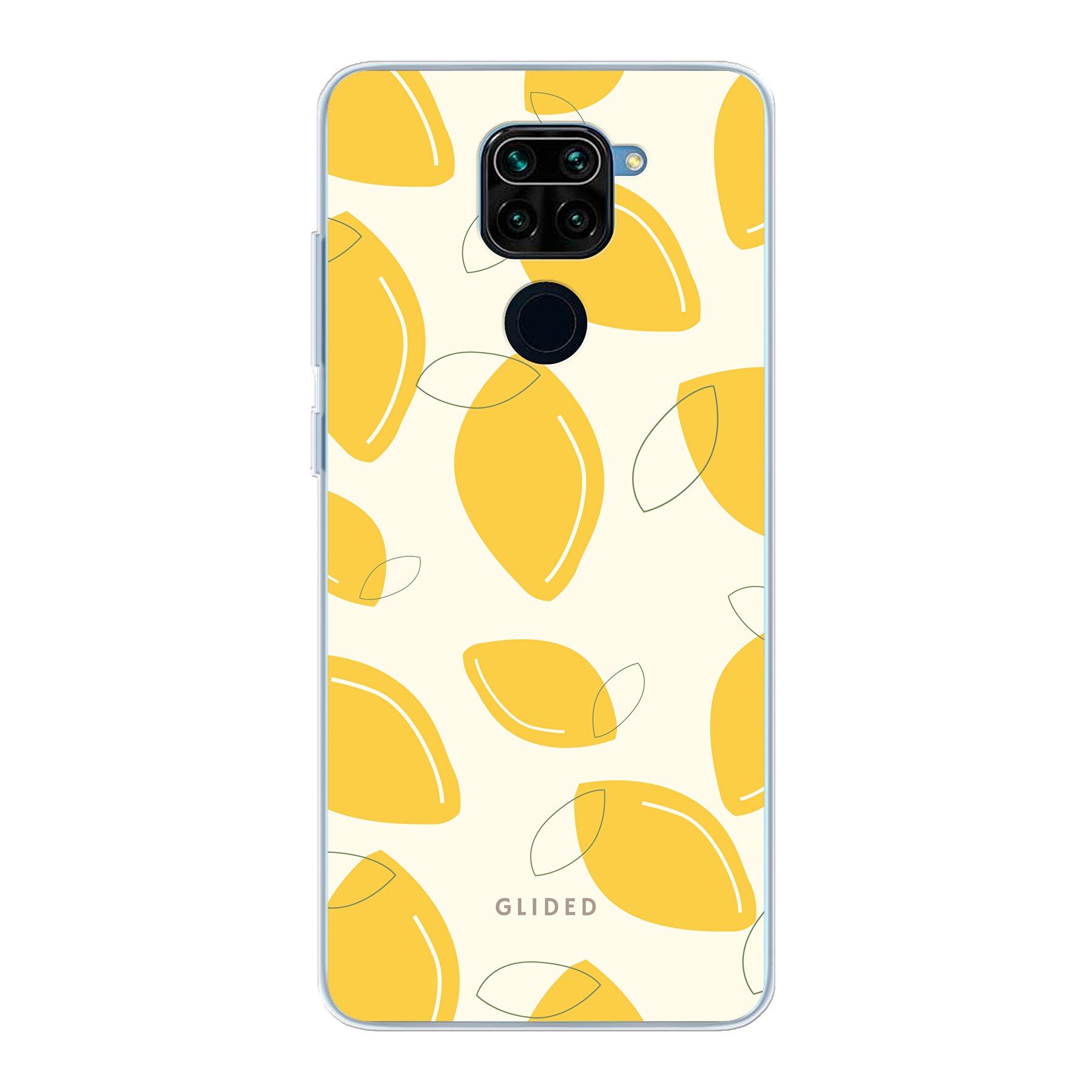 Abstract Lemon - Xiaomi Redmi Note 9 Handyhülle