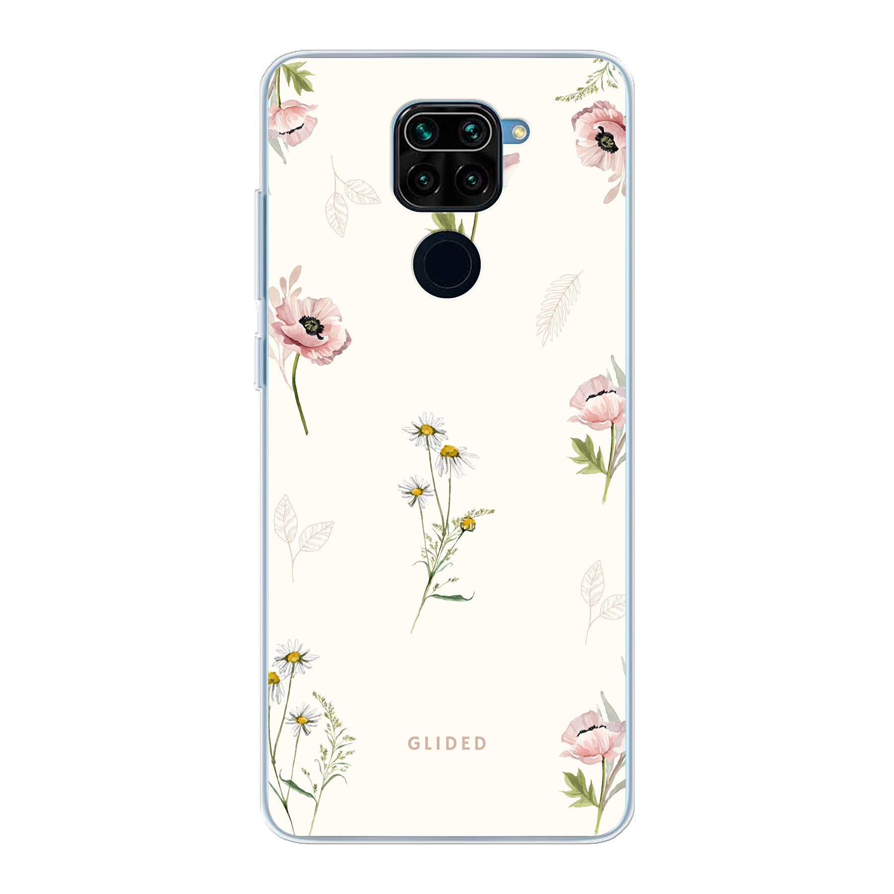 Pink Flower Time - Xiaomi Redmi Note 9 Handyhülle