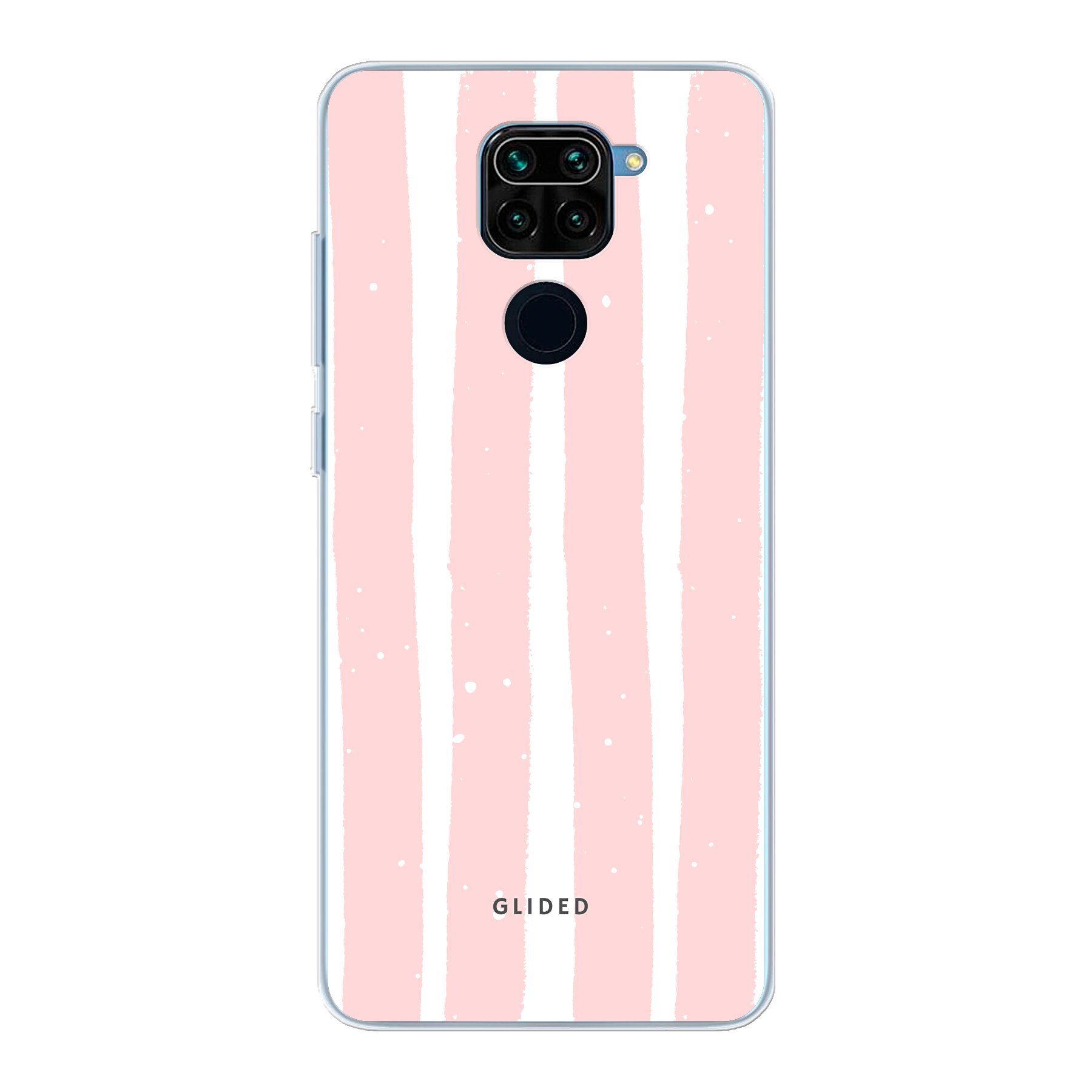 Pink Stripes - Xiaomi Redmi Note 9 Handyhülle