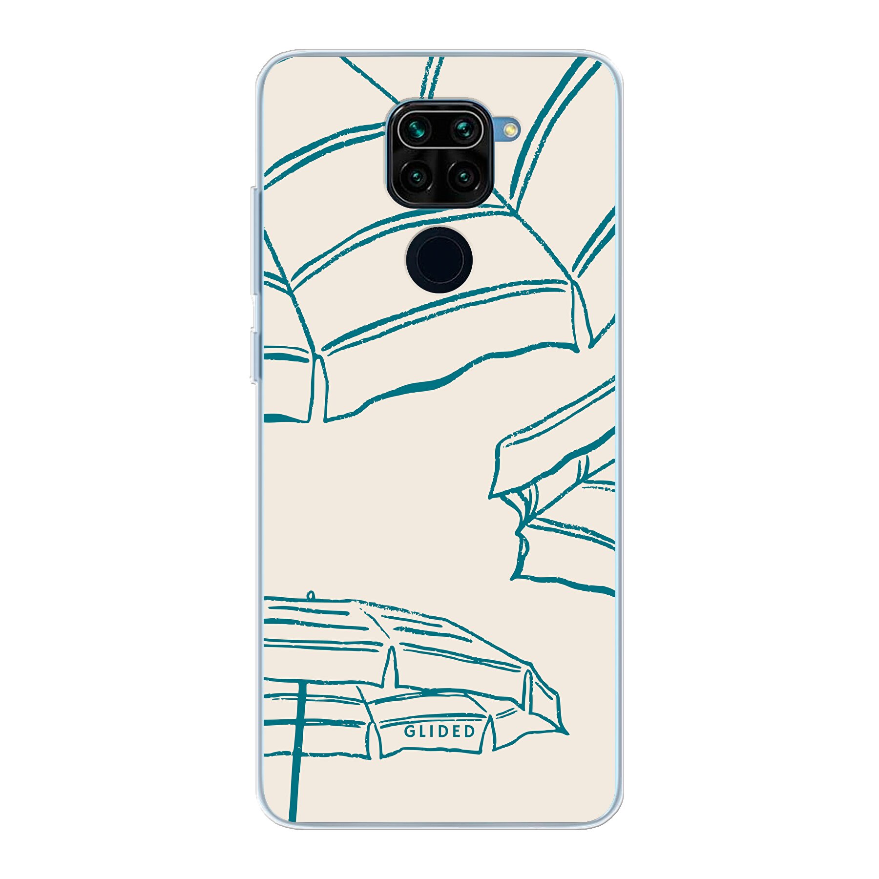 Beach Umbrella - Xiaomi Redmi Note 9 Handyhülle