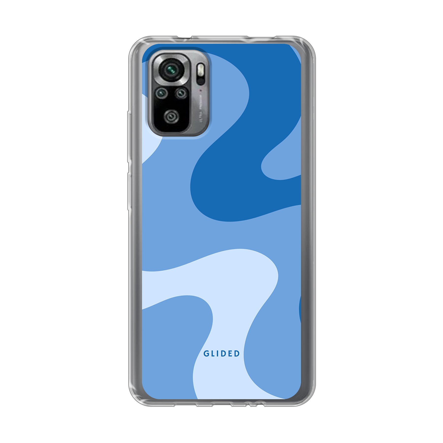 Blue Wave - Xiaomi Redmi Note 10 Handyhülle