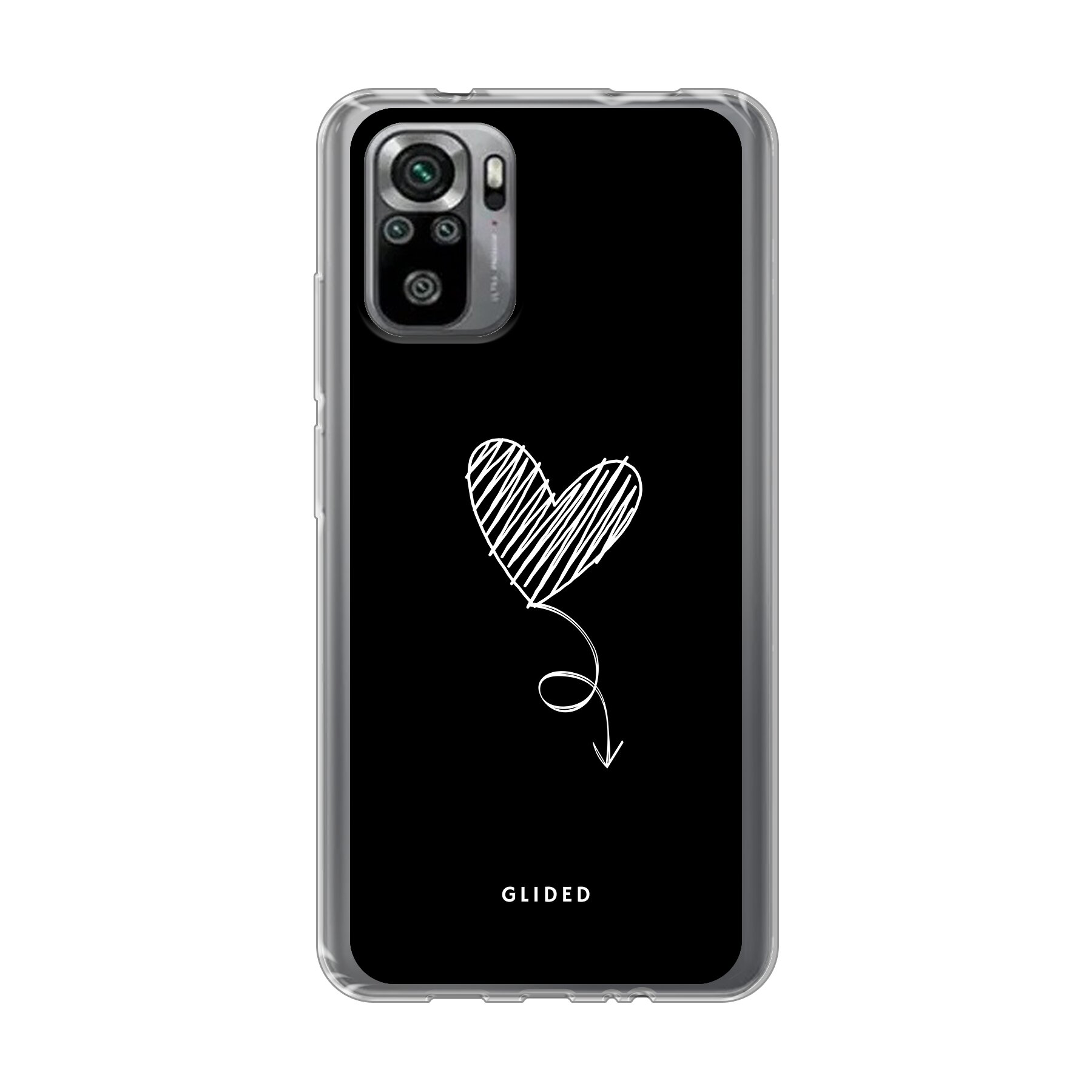 Dark Heart - Xiaomi Redmi Note 10 Handyhülle