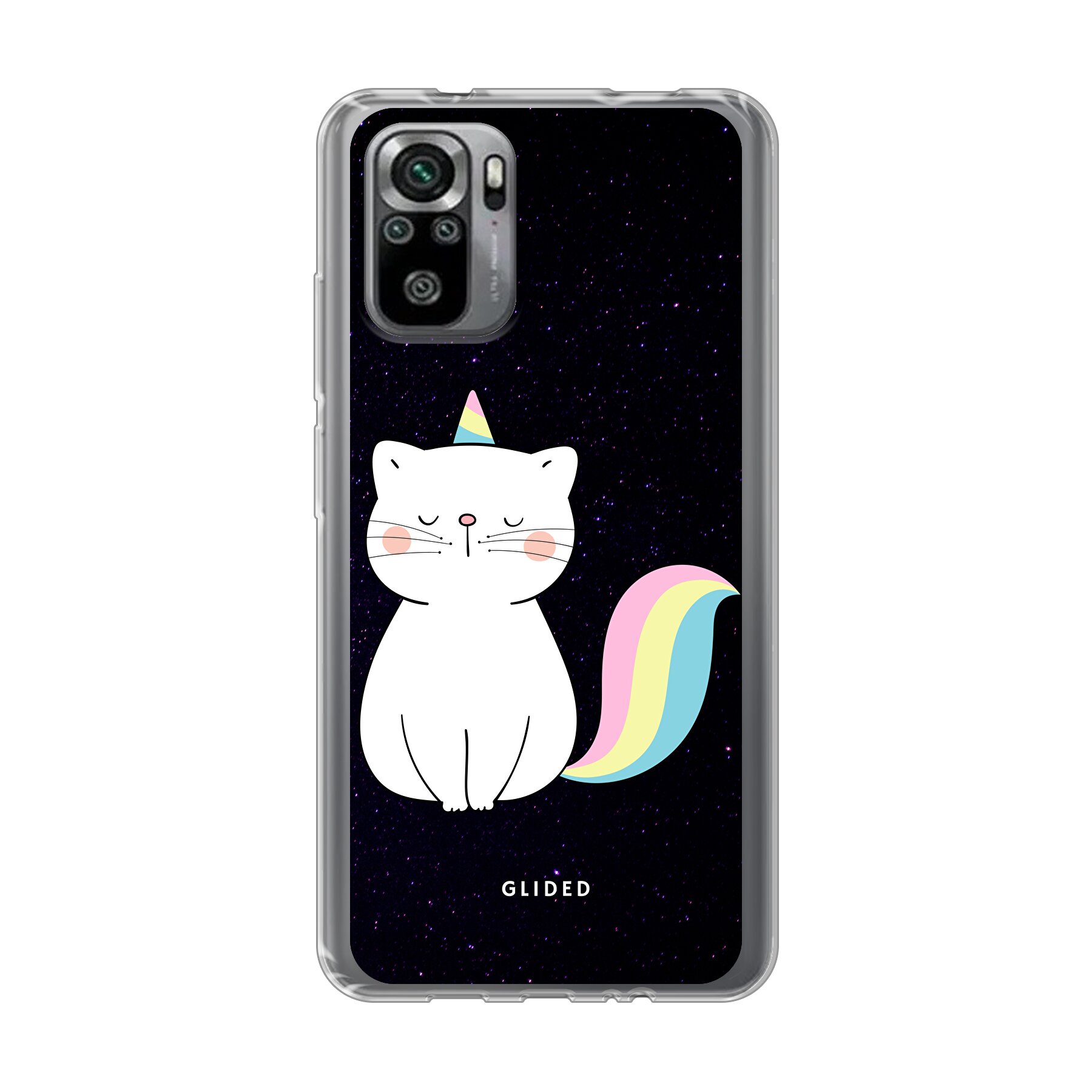 Unicorn Cat - Xiaomi Redmi Note 10 Handyhülle