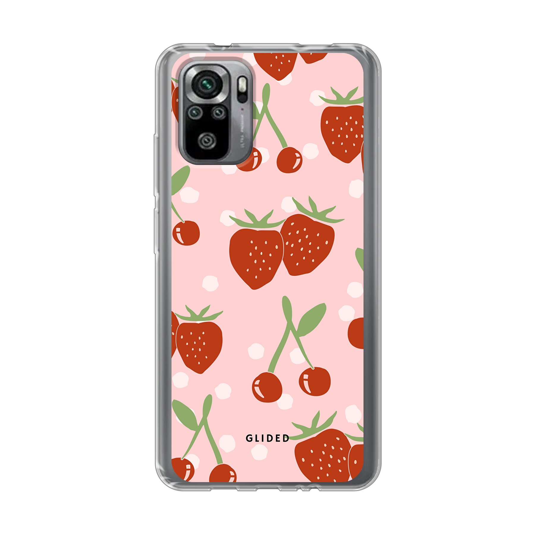 Cherry meets Strawberry - Xiaomi Redmi Note 10 Handyhülle
