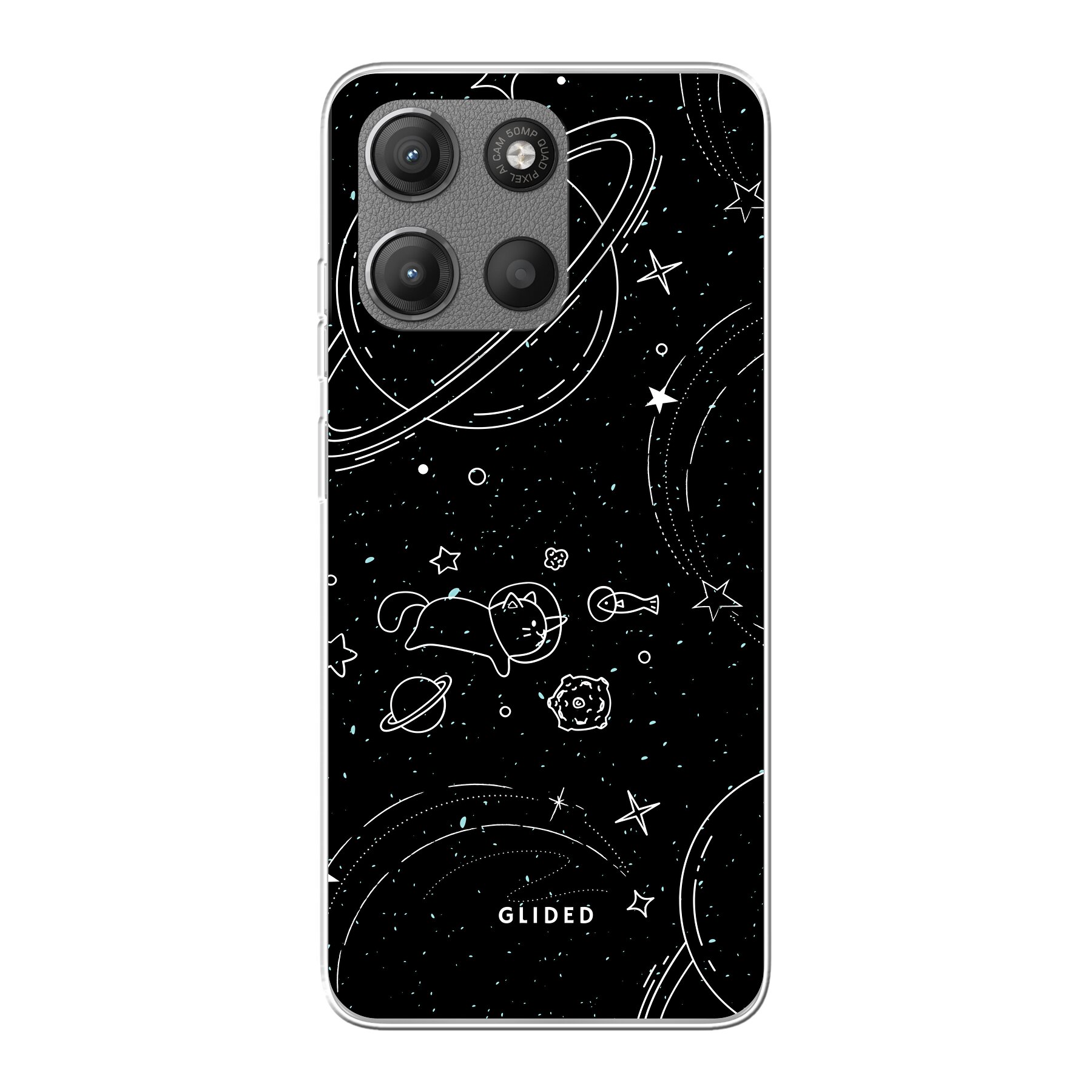 Imagen del producto Cosmic Cat - Motorola Moto G15 Power Funda