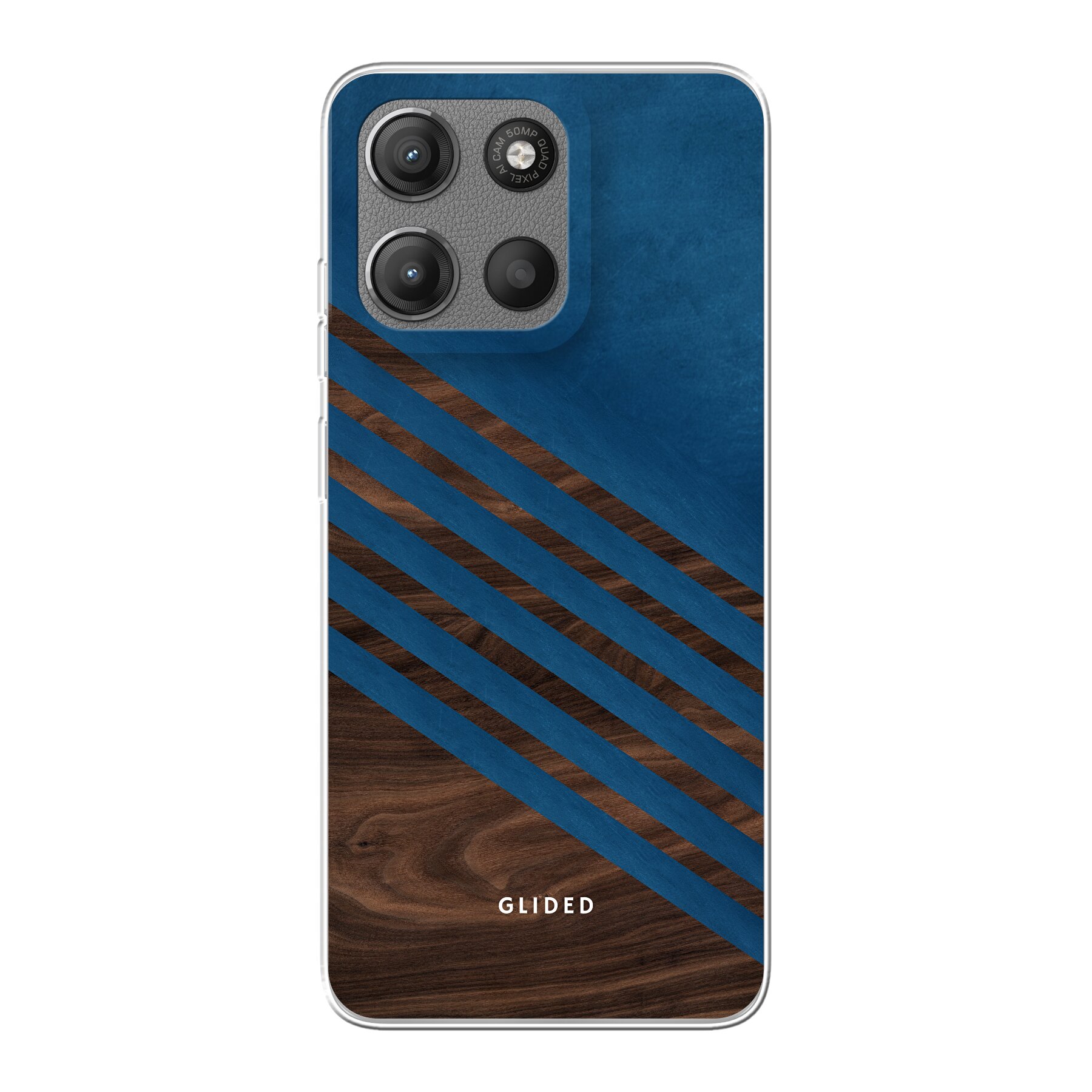Immagine del prodotto Blue Wood - Motorola Moto G15 Power Cover