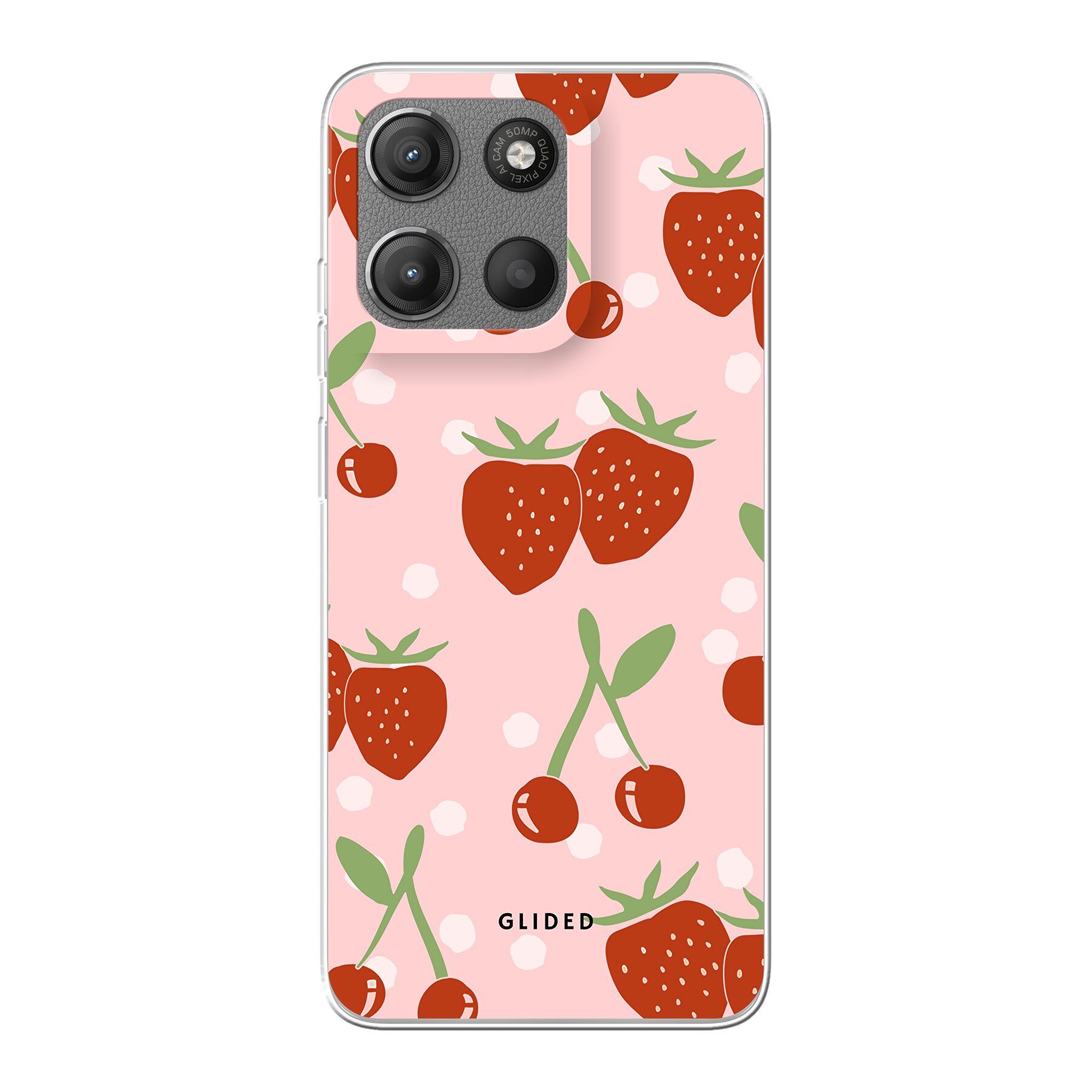 Produktbild Cherry meets Strawberry - Motorola Moto G15 Power Handyhülle