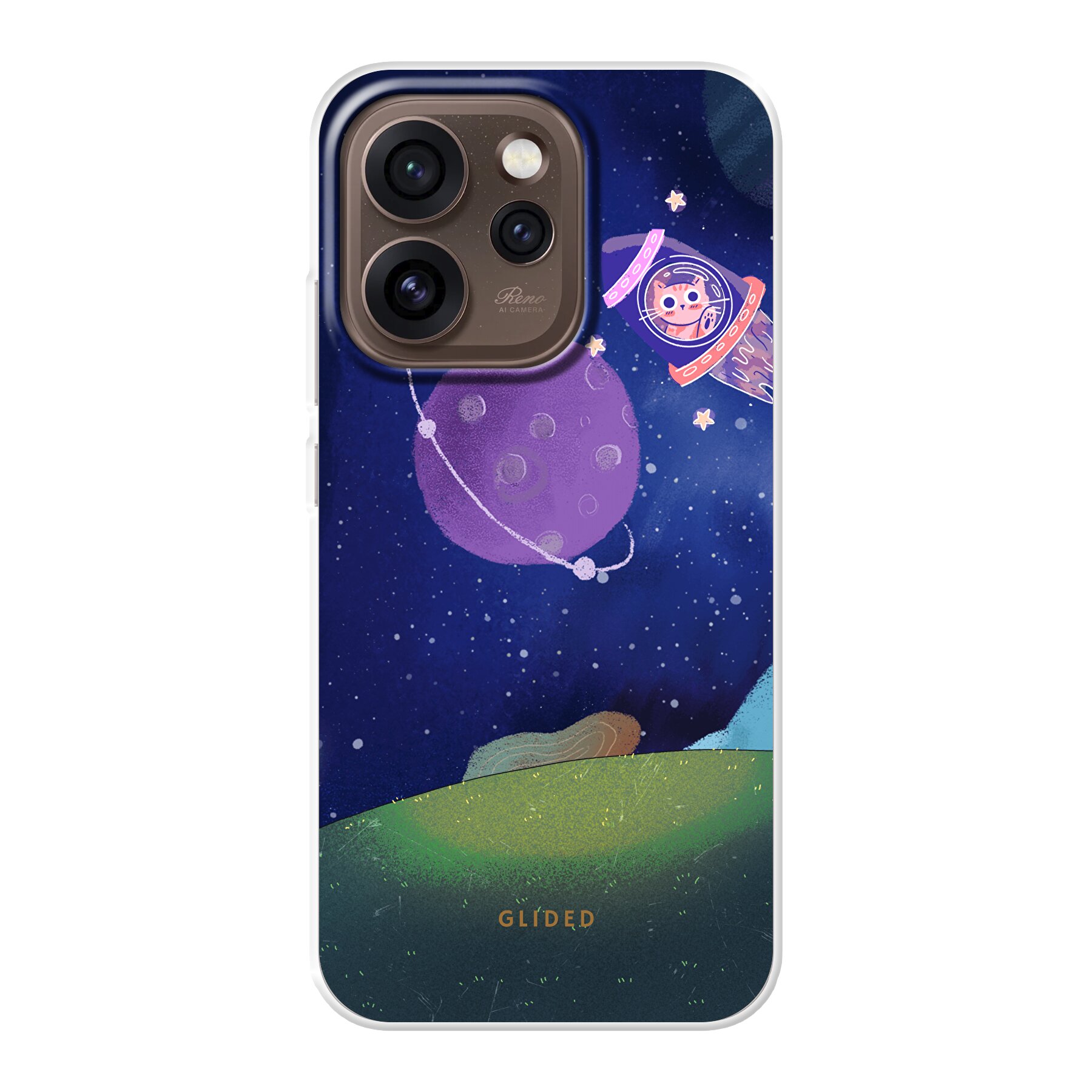 Galaxy Cat - Oppo Reno15 Pro Handyhülle