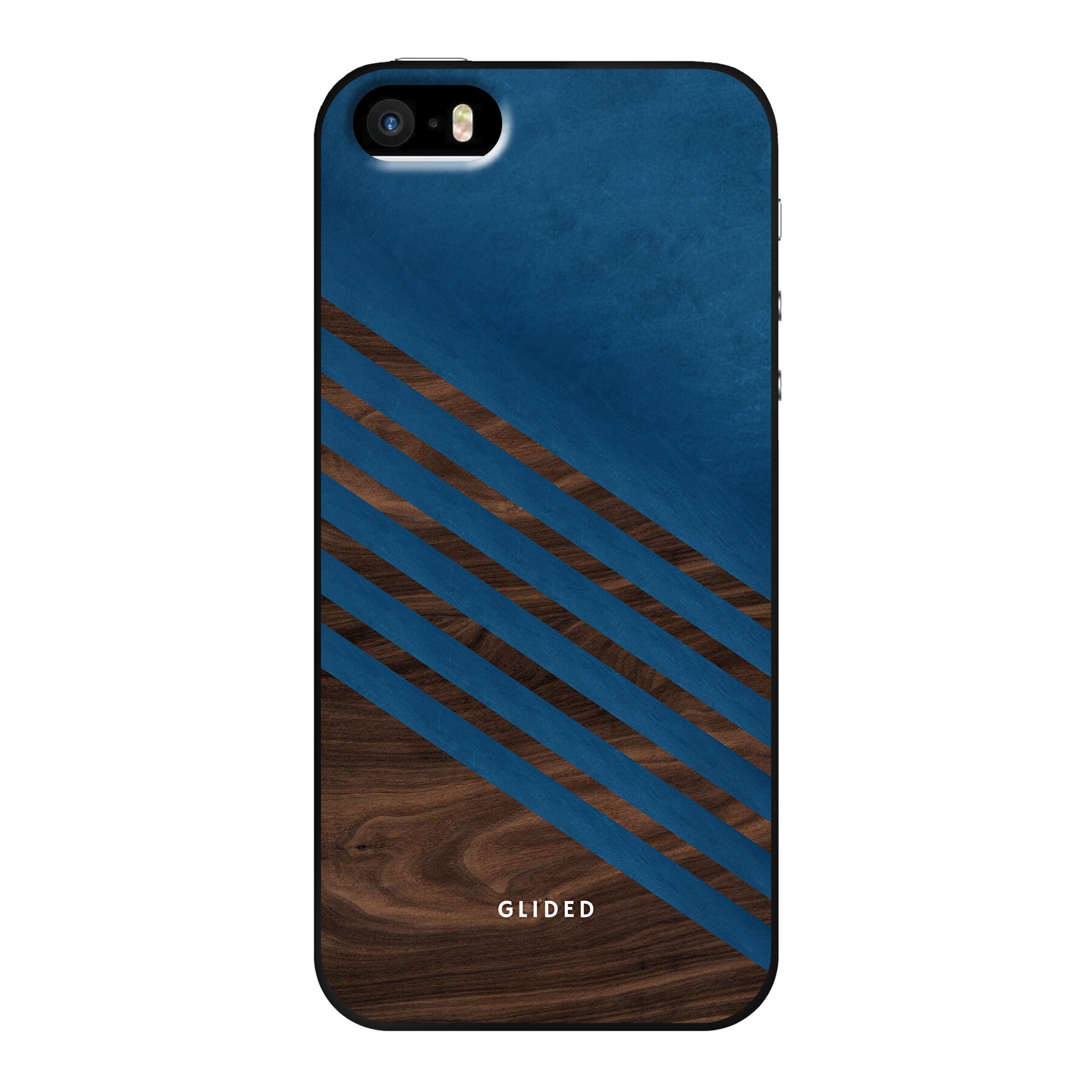 Blue Wood - iPhone 5s Handyhülle