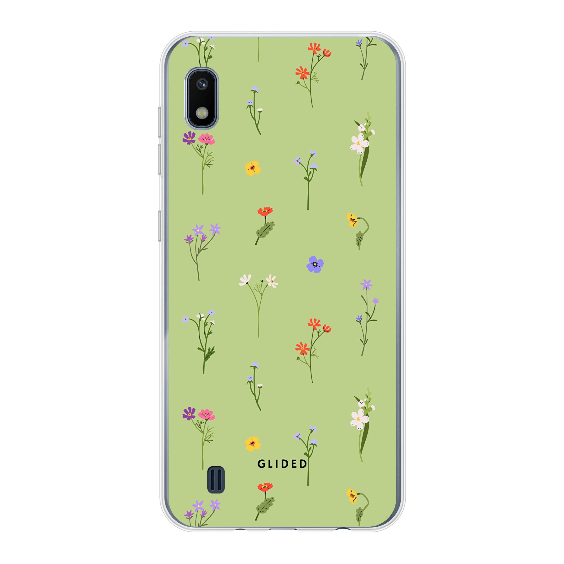 Green Floral - Samsung Galaxy A10 Handyhülle