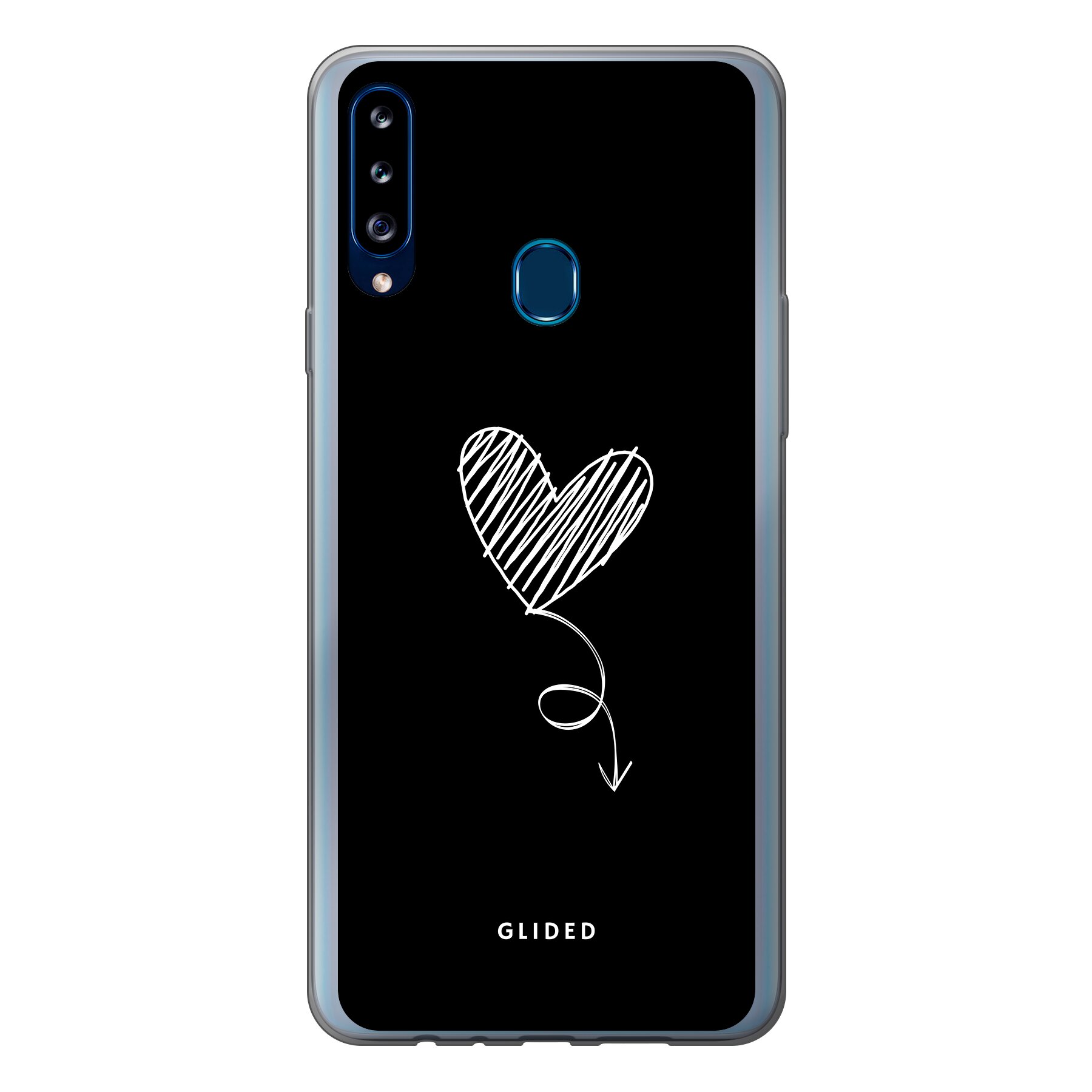 Dark Heart - Samsung Galaxy A20s Handyhülle