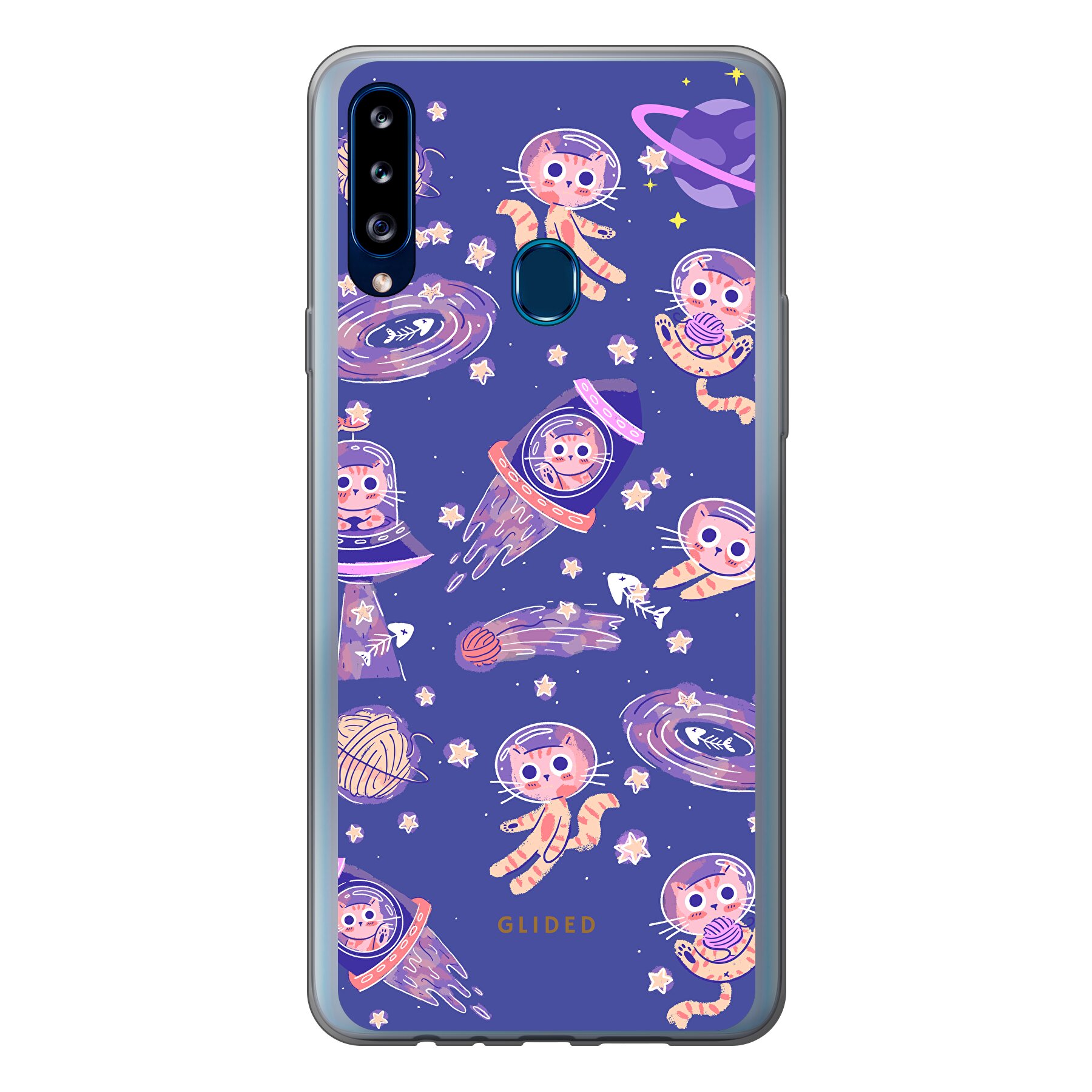 Space Cat - Samsung Galaxy A20s Handyhülle