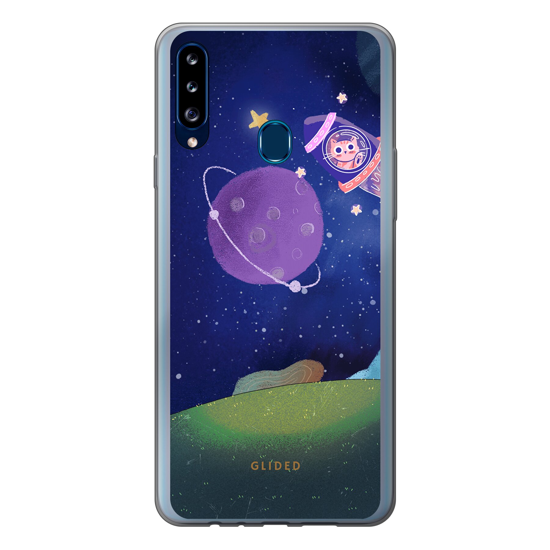 Galaxy Cat - Samsung Galaxy A20s Handyhülle