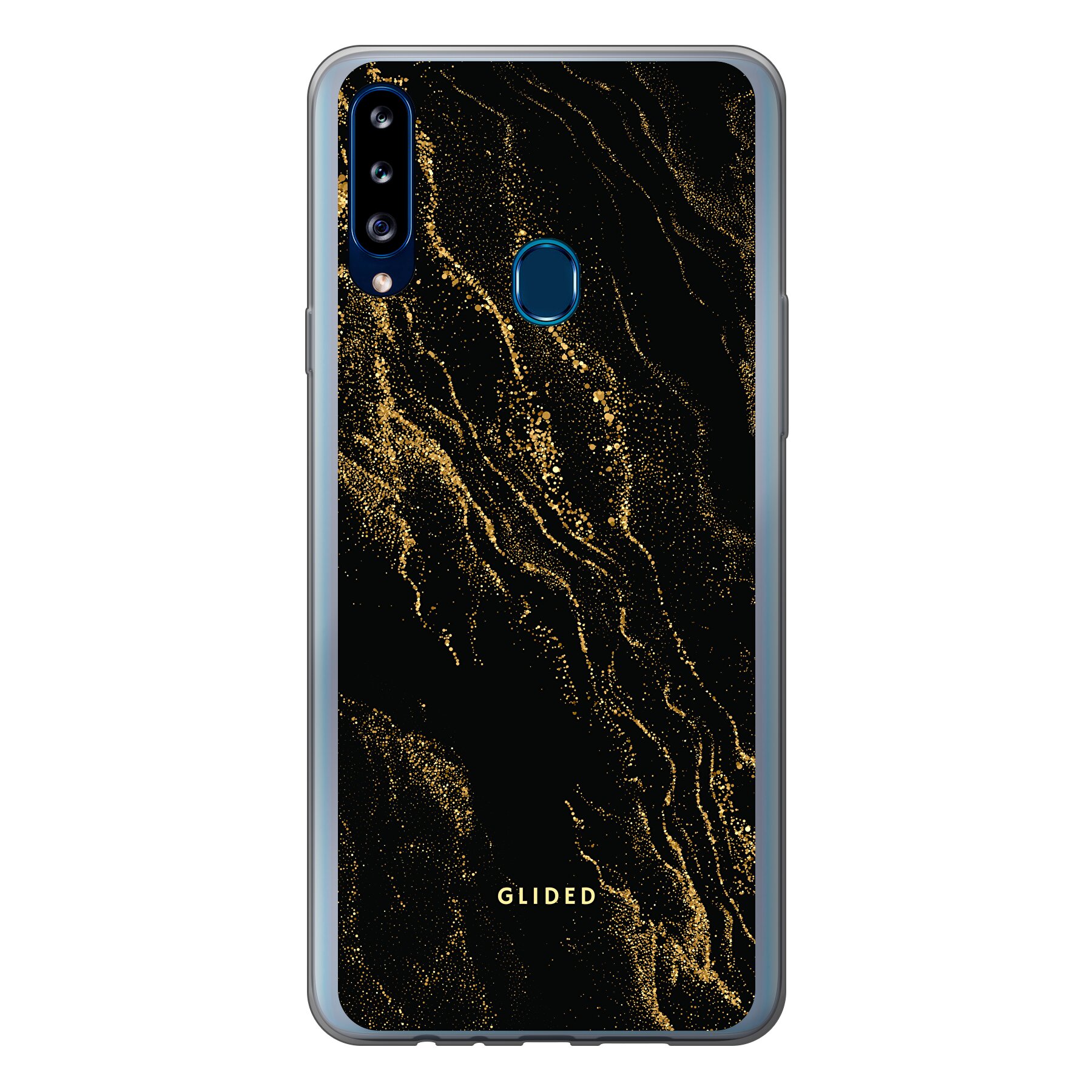 Black Marble - Samsung Galaxy A20s Handyhülle