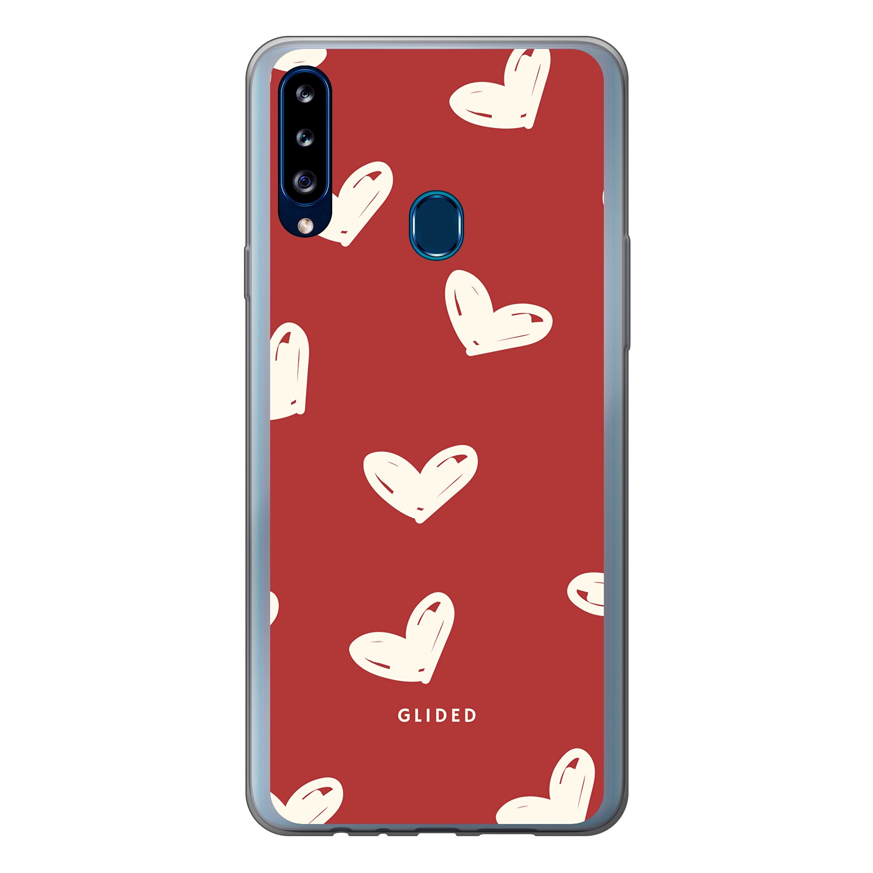 Red Love - Samsung Galaxy A20s Handyhülle
