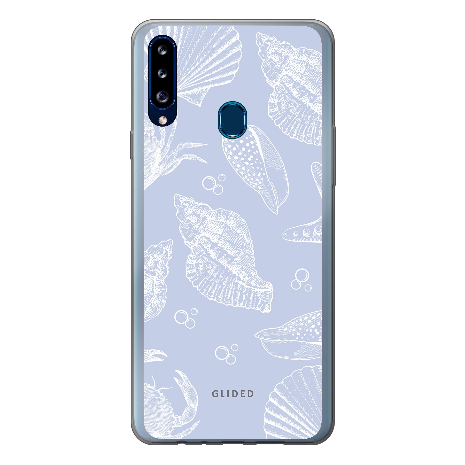 Aqua Shells - Samsung Galaxy A20s Handyhülle