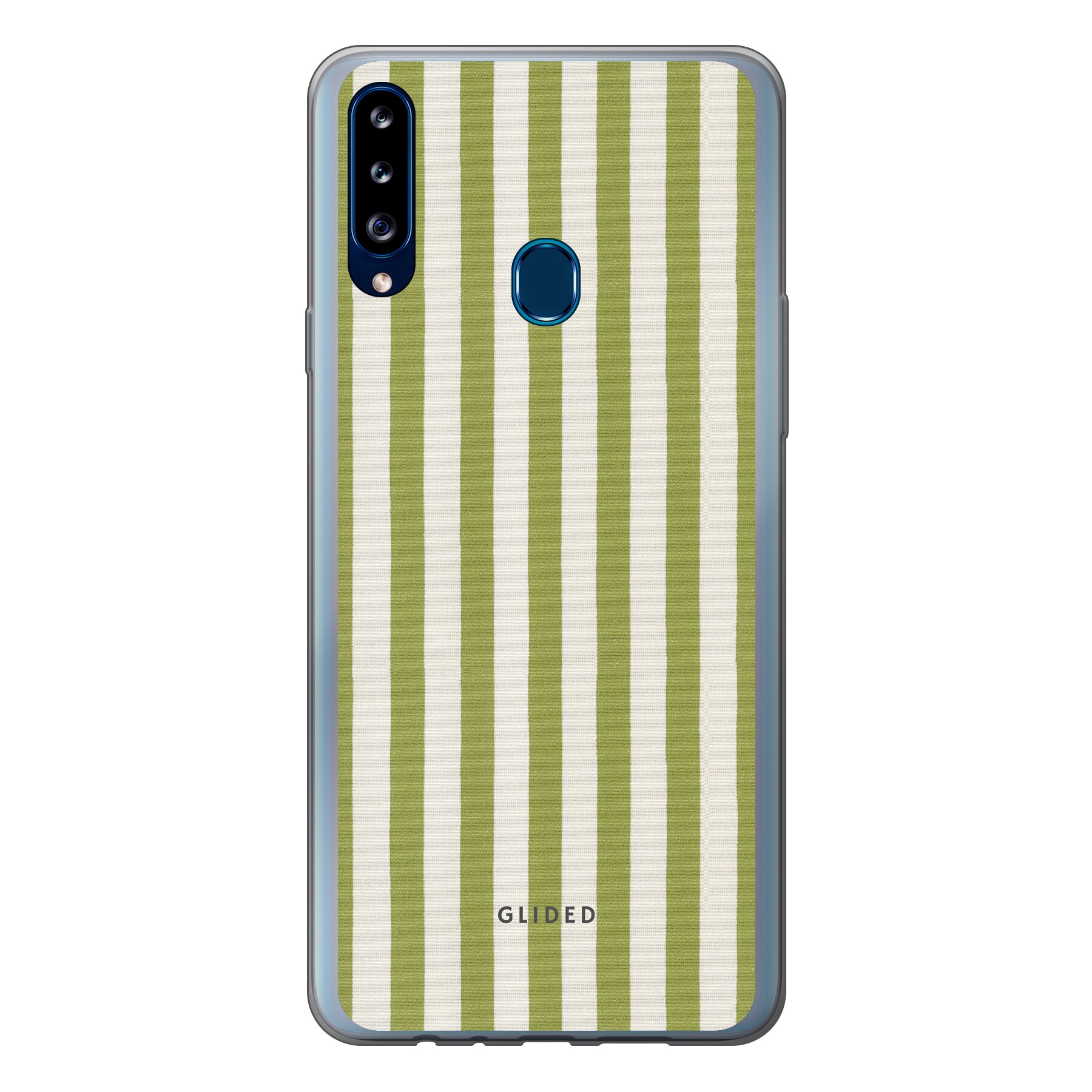 Green and Cream - Samsung Galaxy A20s Handyhülle