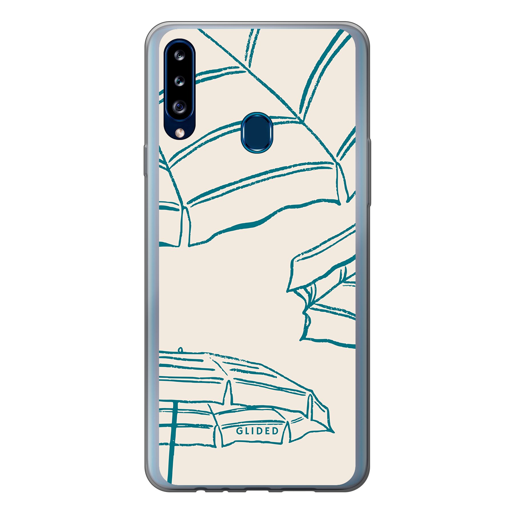 Beach Umbrella - Samsung Galaxy A20s Handyhülle