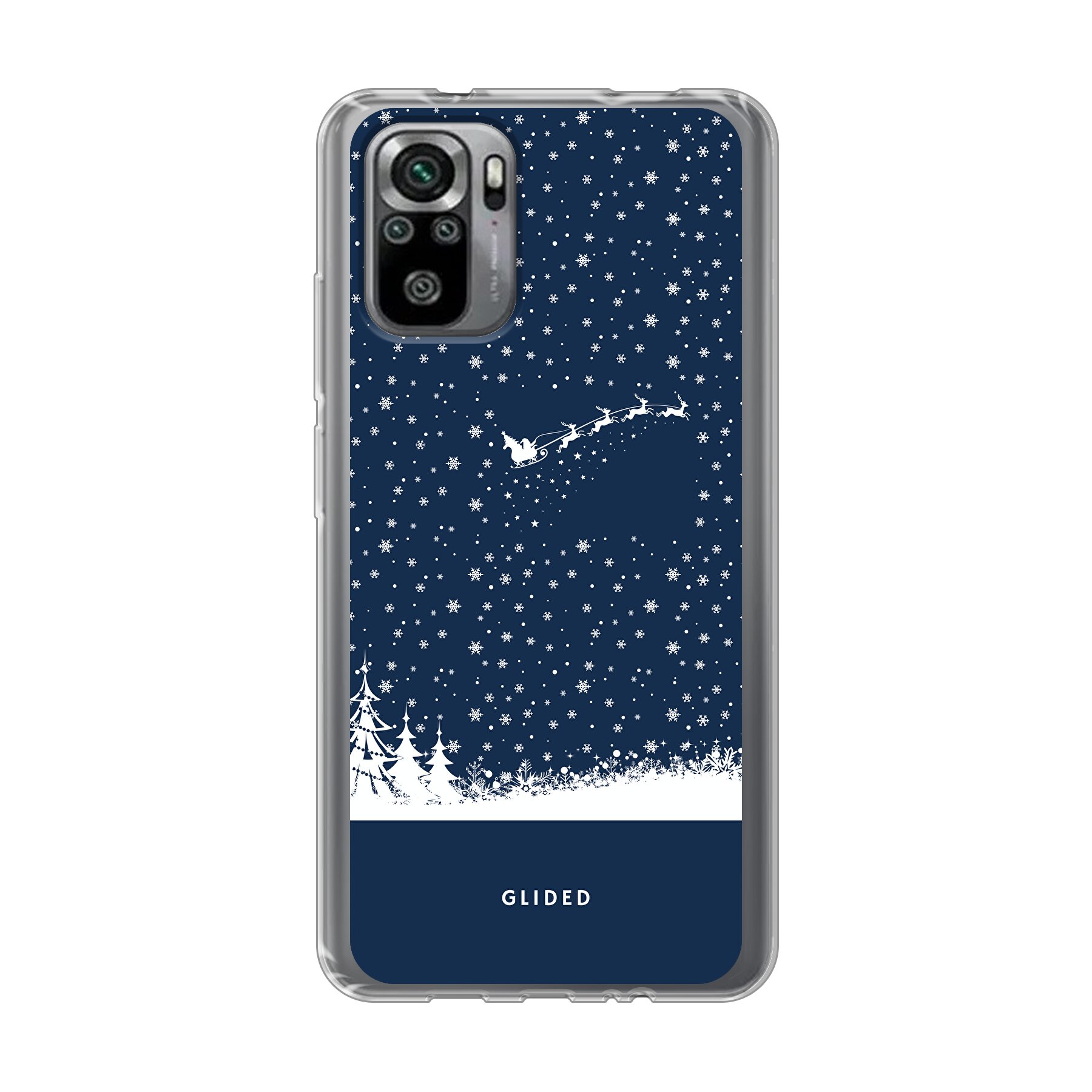 Flying Santa - Xiaomi Redmi Note 10S Handyhülle