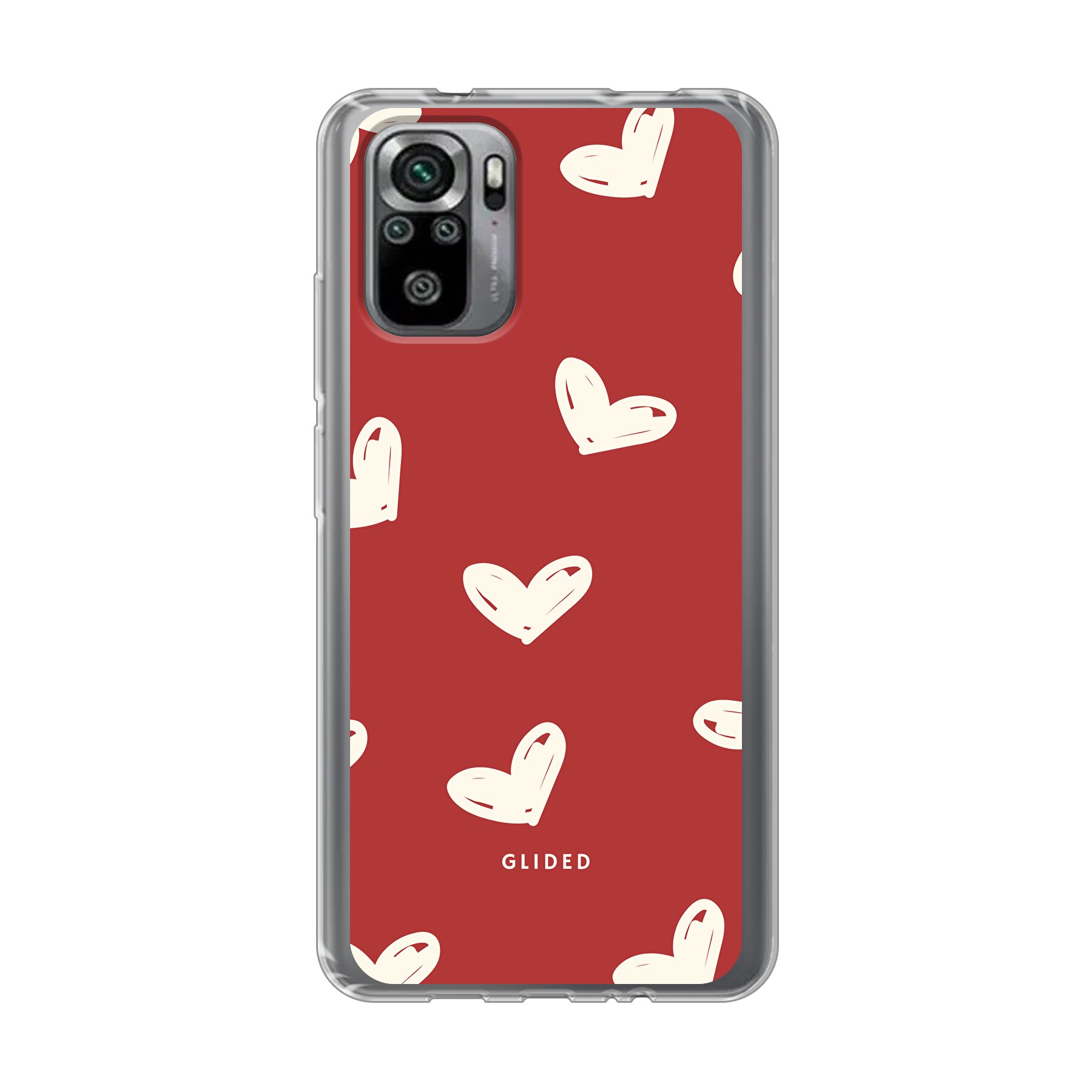 Red Love - Xiaomi Redmi Note 10S Handyhülle
