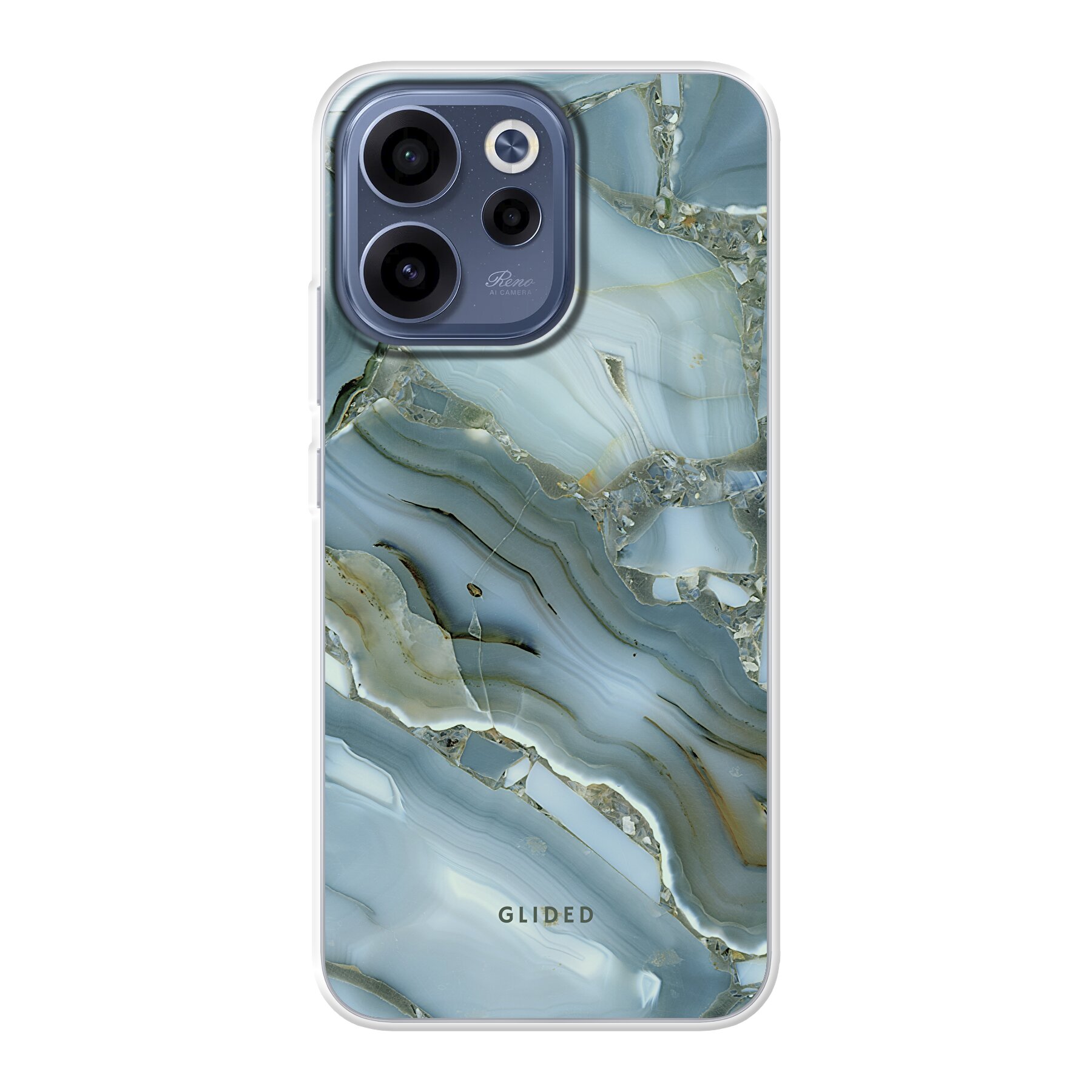 Green Marble - Oppo Reno15 F Handyhülle