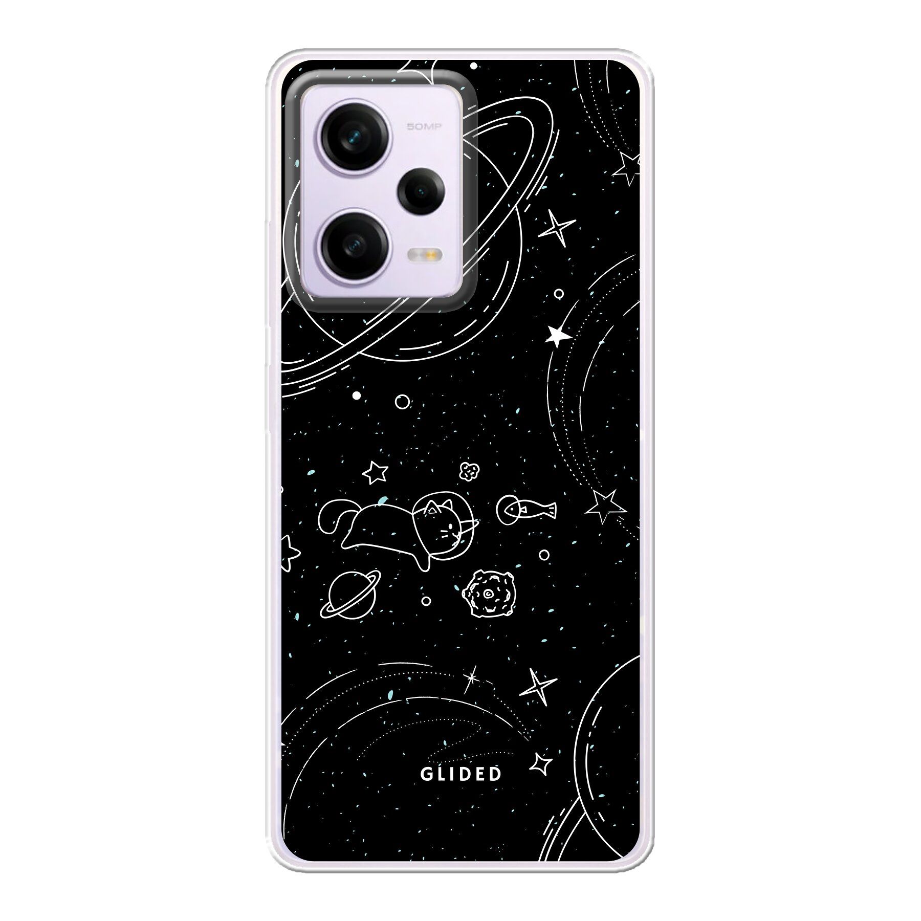 Cosmic Cat - Xiaomi Redmi Note 12 Handyhülle