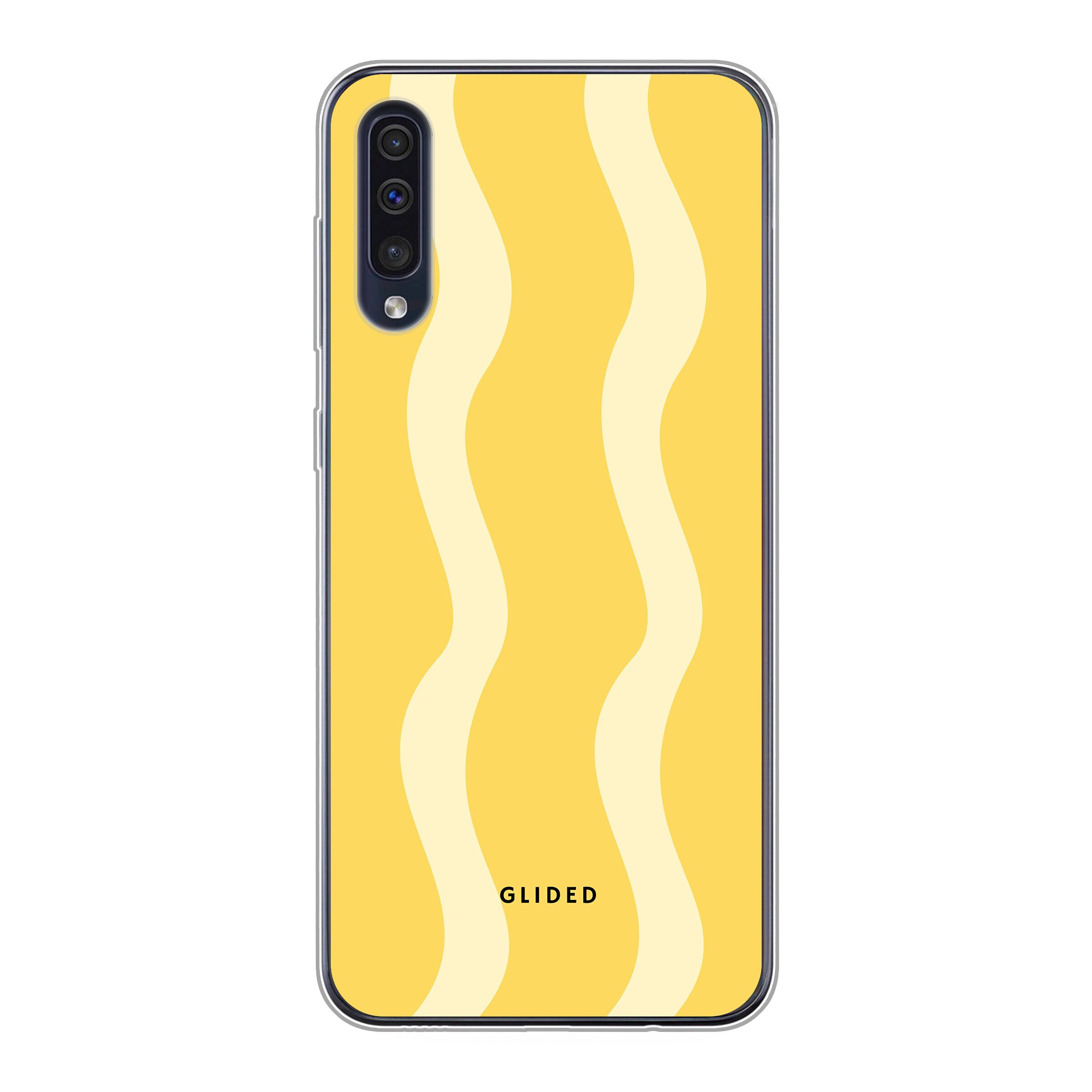 Yellow Wavy - Samsung Galaxy A50s Handyhülle