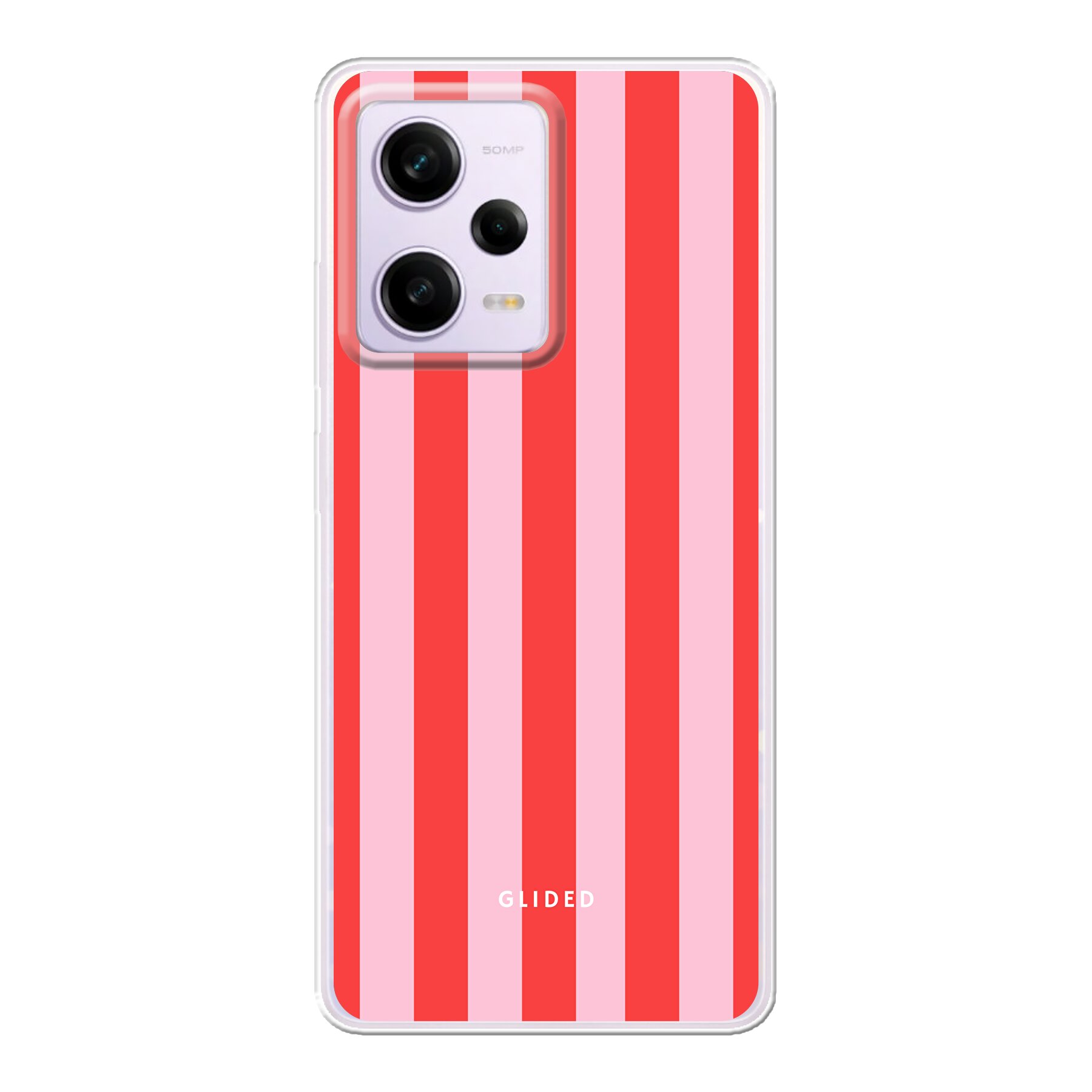 Red & Pink - Xiaomi Redmi Note 12R Handyhülle