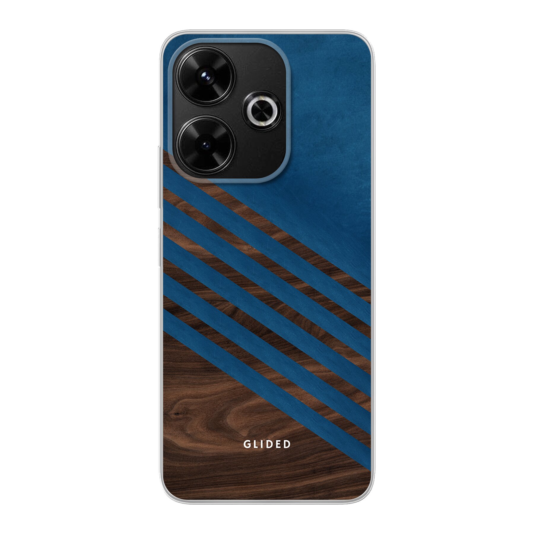Blue Wood - Xiaomi Poco M6 4G Handyhülle