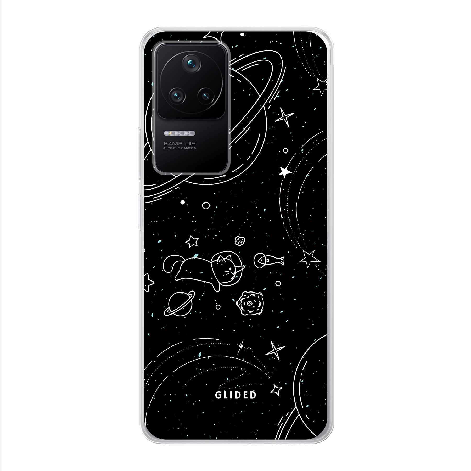 Cosmic Cat - Xiaomi Poco F4 Handyhülle