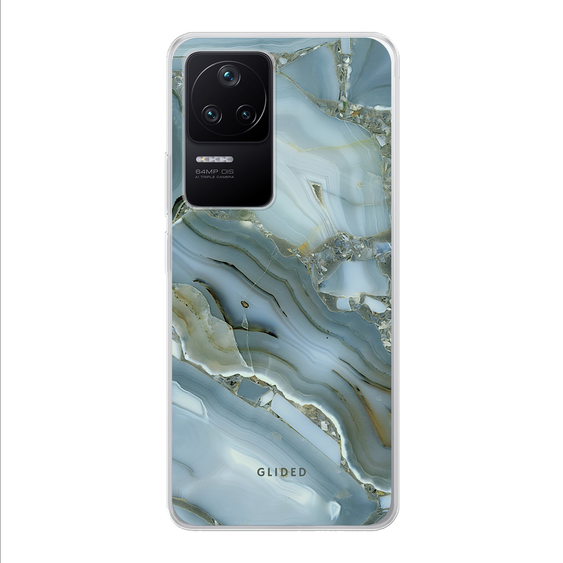 Green Marble - Xiaomi Poco F4 Handyhülle