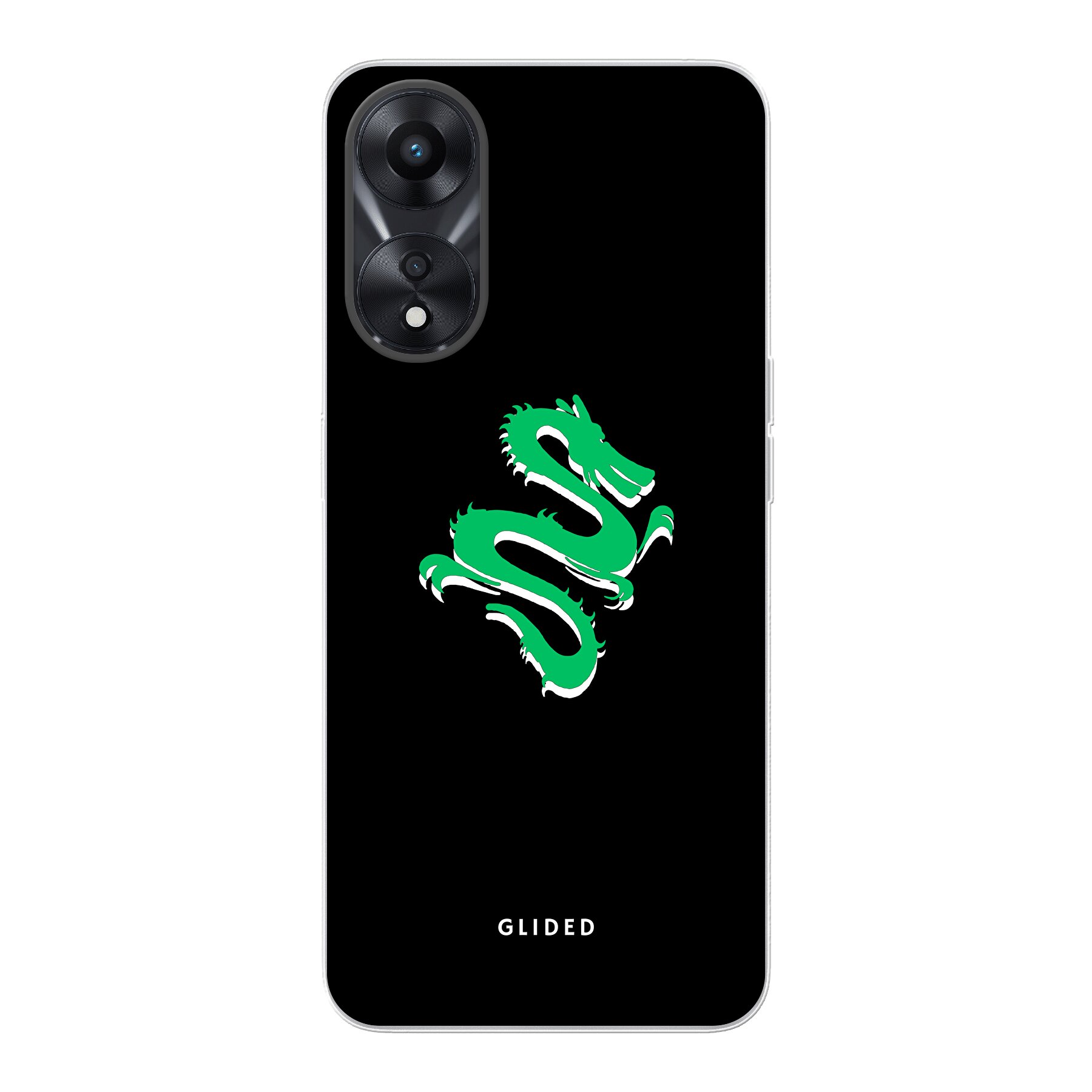 Emerald Dragon - Oppo A58x Handyhülle