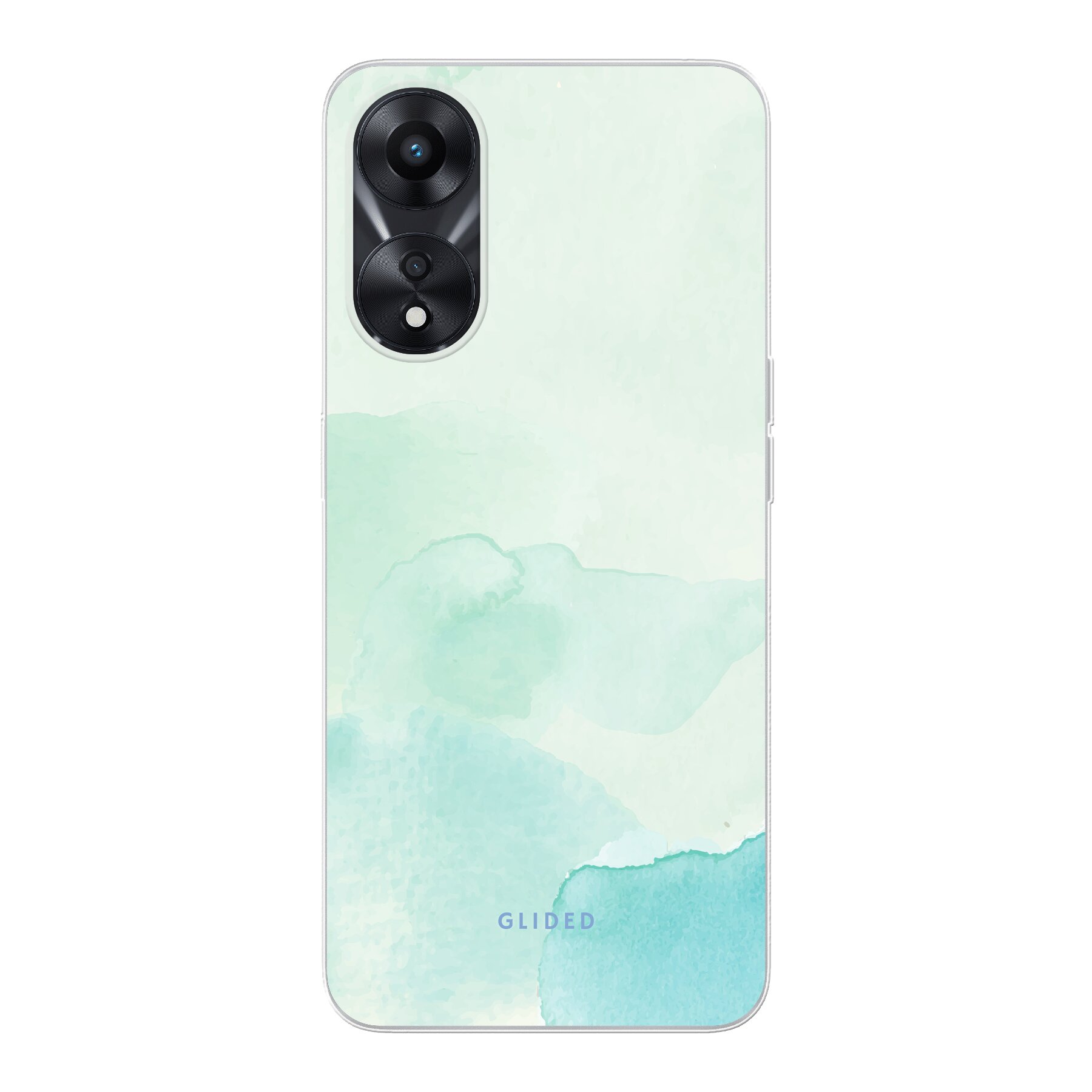 Turquoise Art - Oppo A58x Handyhülle