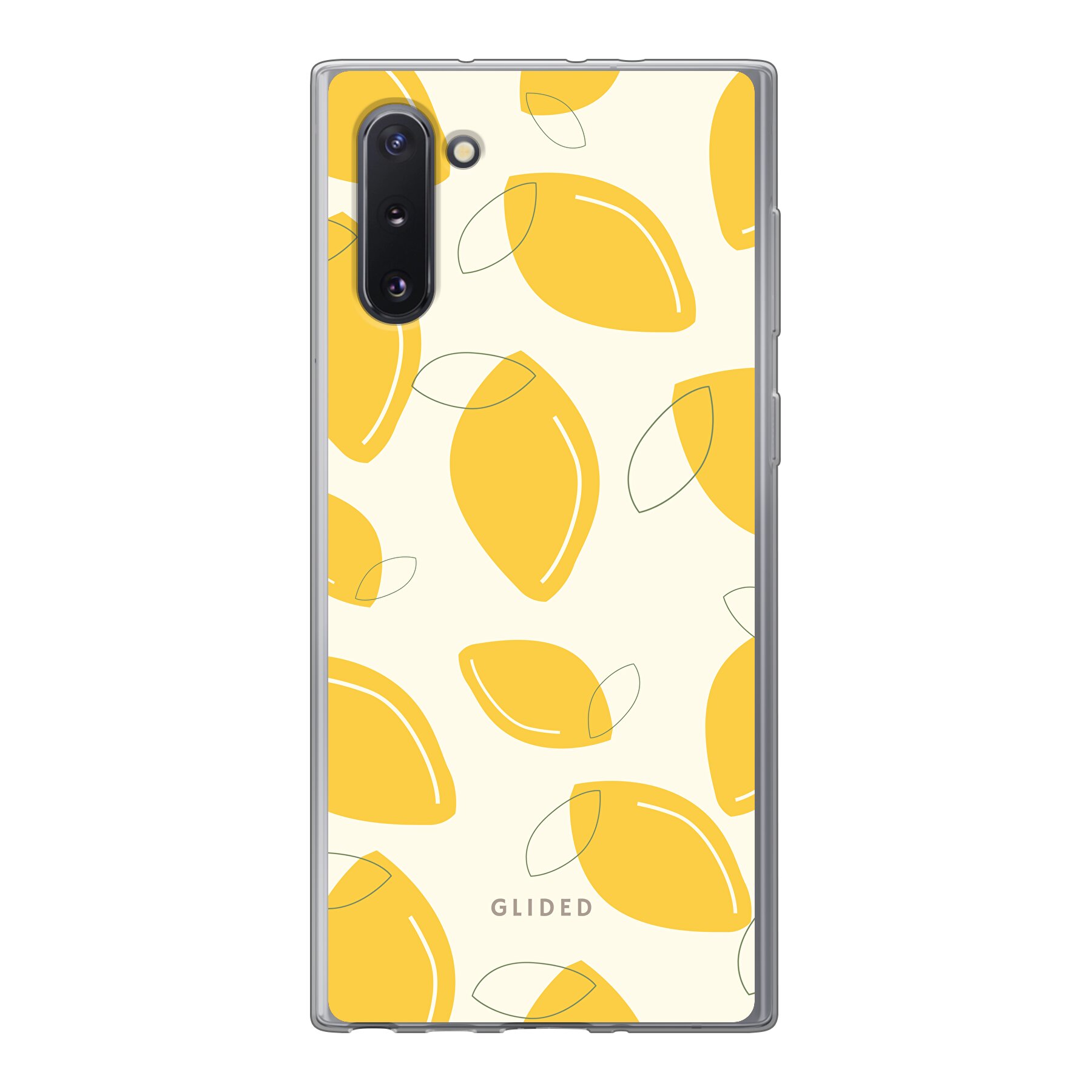 Abstract Lemon - Samsung Galaxy Note 10 5G Handyhülle
