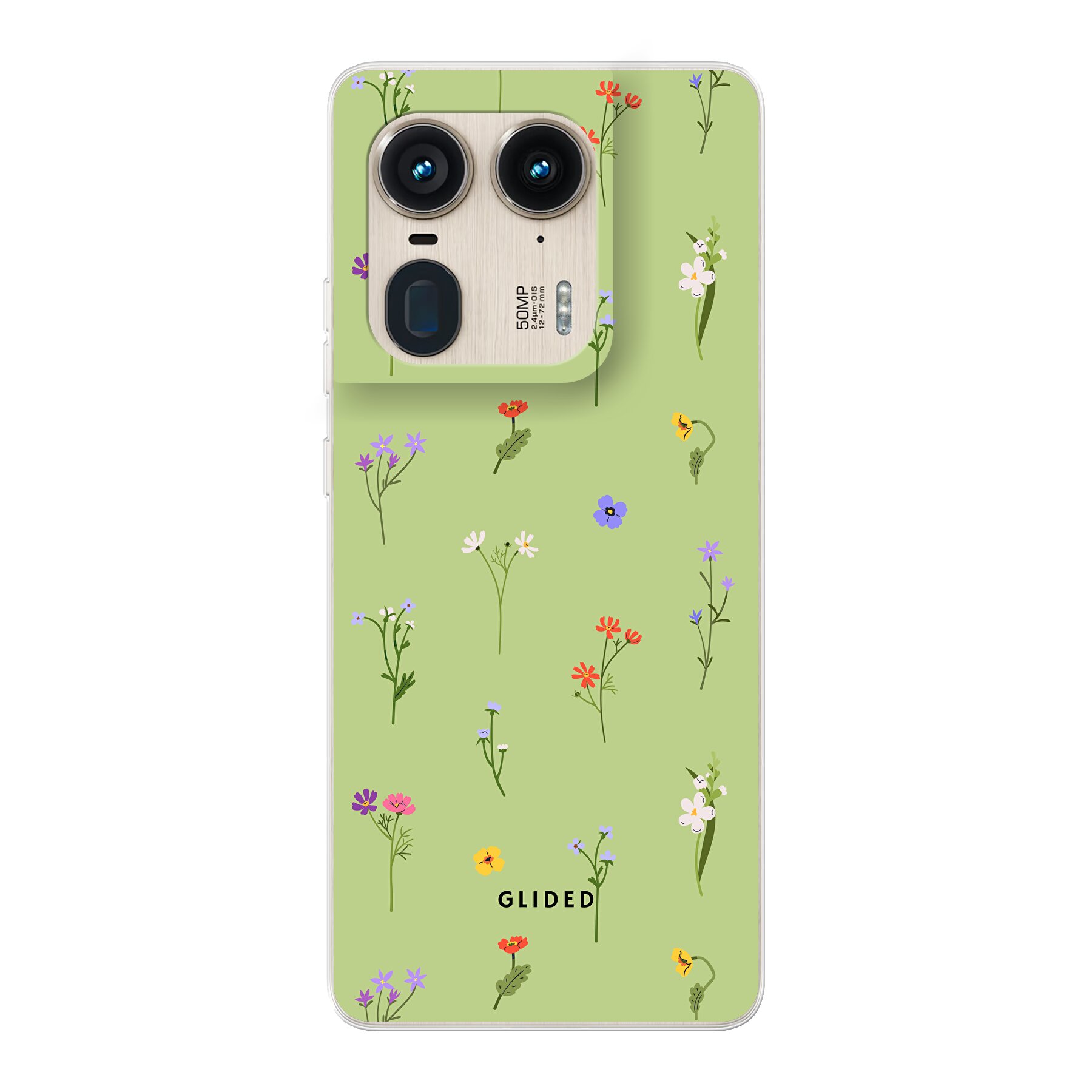 Imagen del producto Green Floral - Motorola Moto X50 Ultra Funda