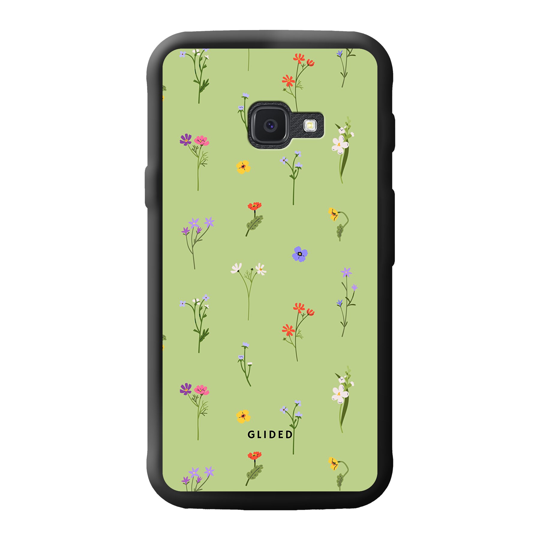 Produktbild Green Floral - Samsung Galaxy Xcover 4 Handyhülle