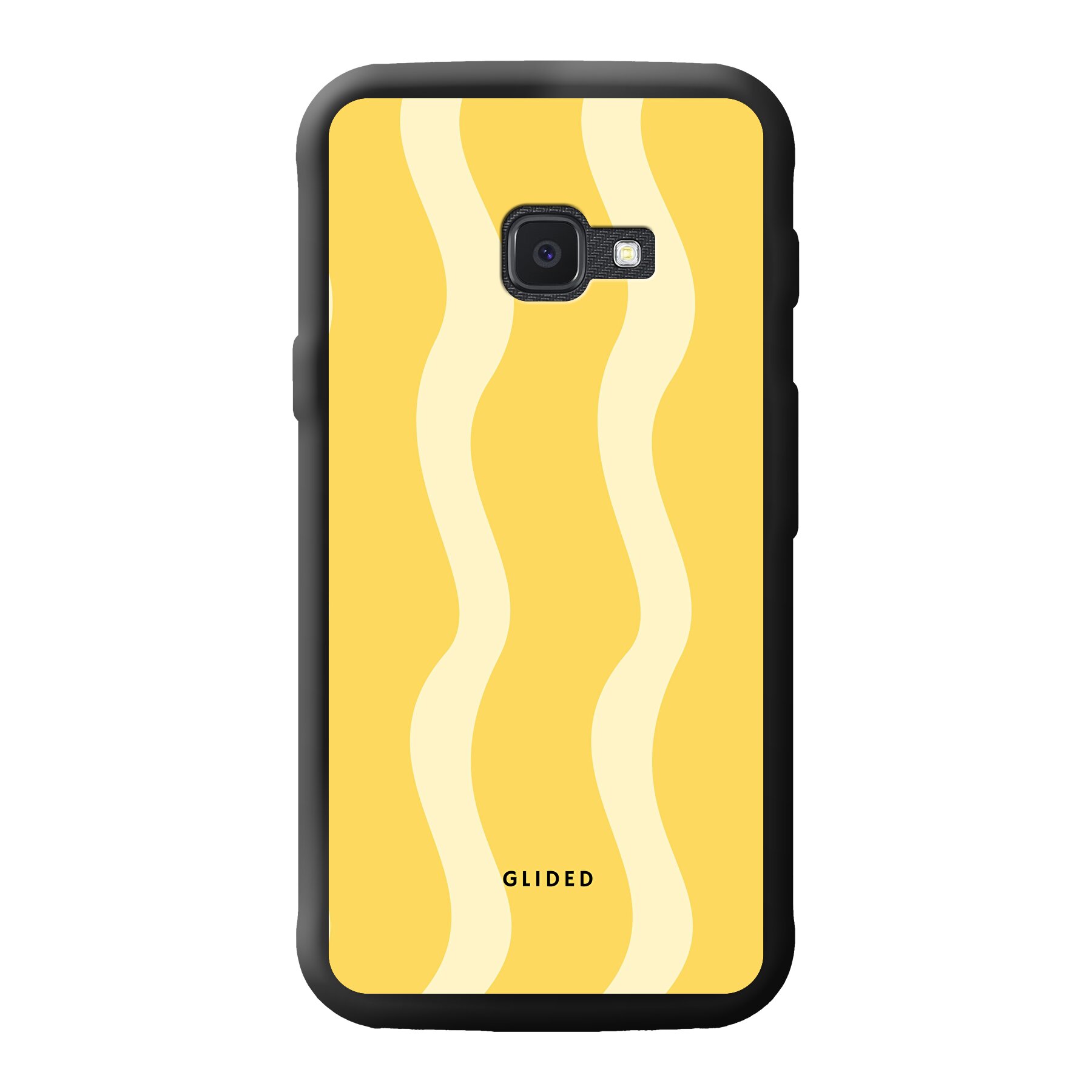 Produktbild Yellow Wavy - Samsung Galaxy Xcover 4 Handyhülle