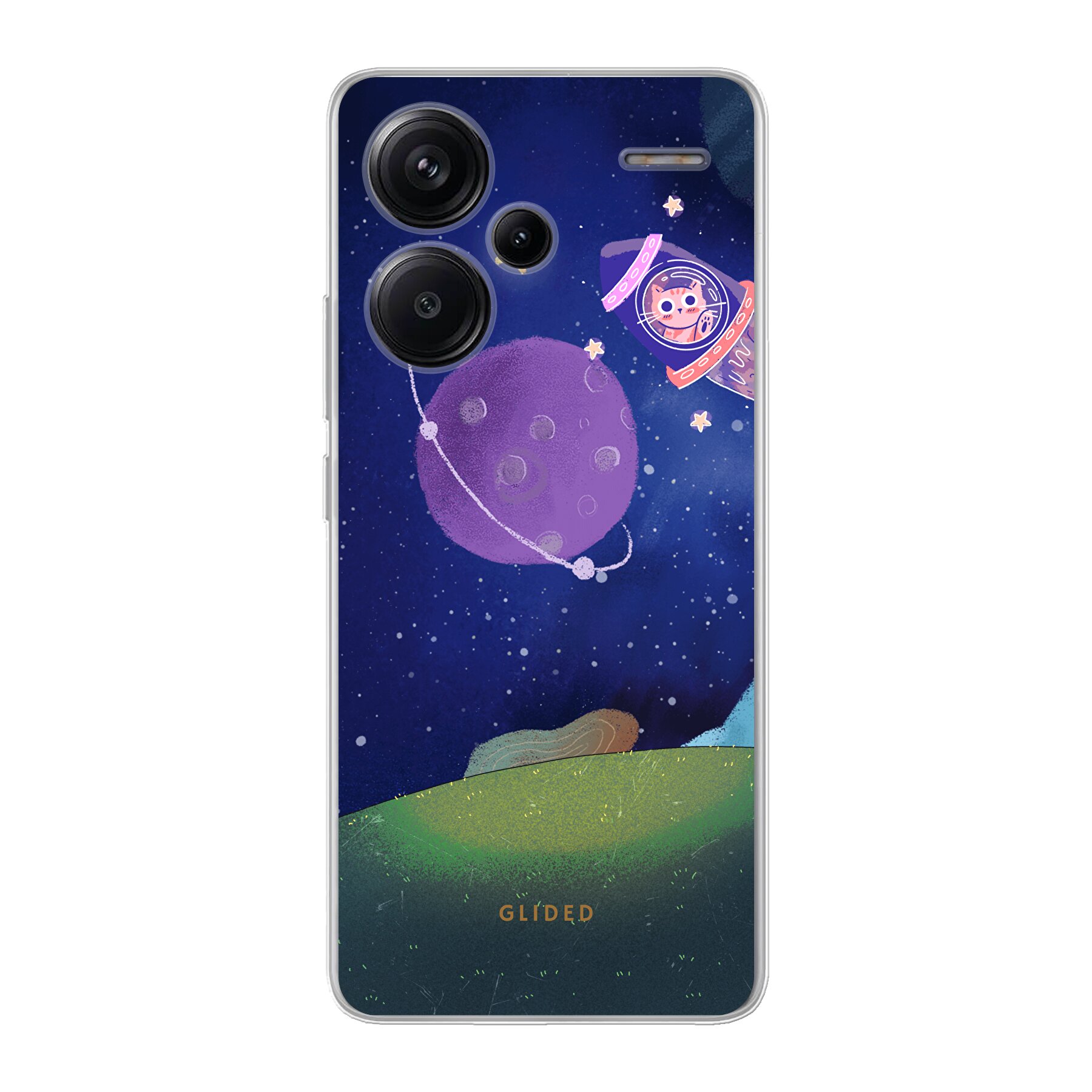 Galaxy Cat - Xiaomi Redmi Note 13 Pro+ Handyhülle