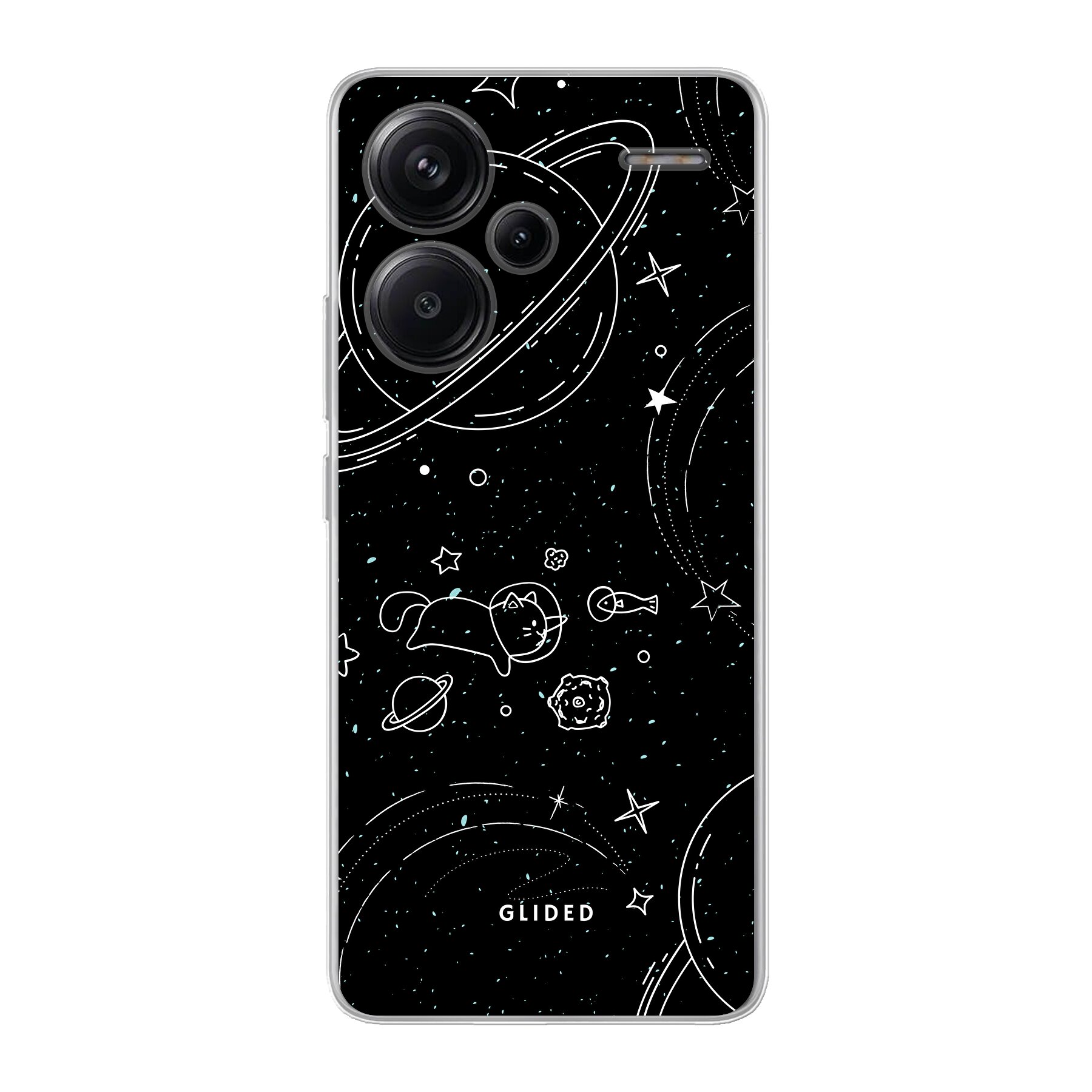 Cosmic Cat - Xiaomi Redmi Note 13 Pro+ Handyhülle