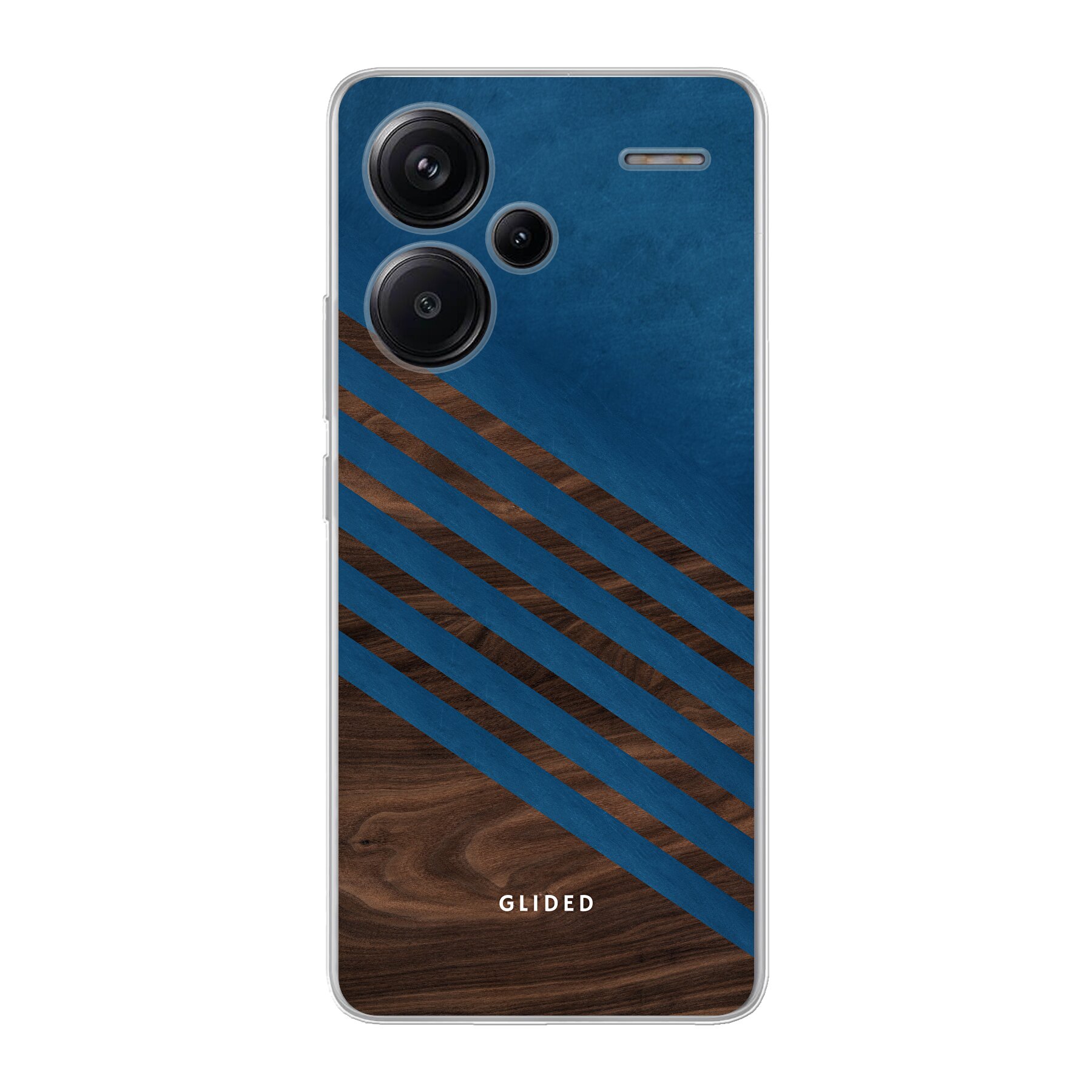 Blue Wood - Xiaomi Redmi Note 13 Pro+ Handyhülle