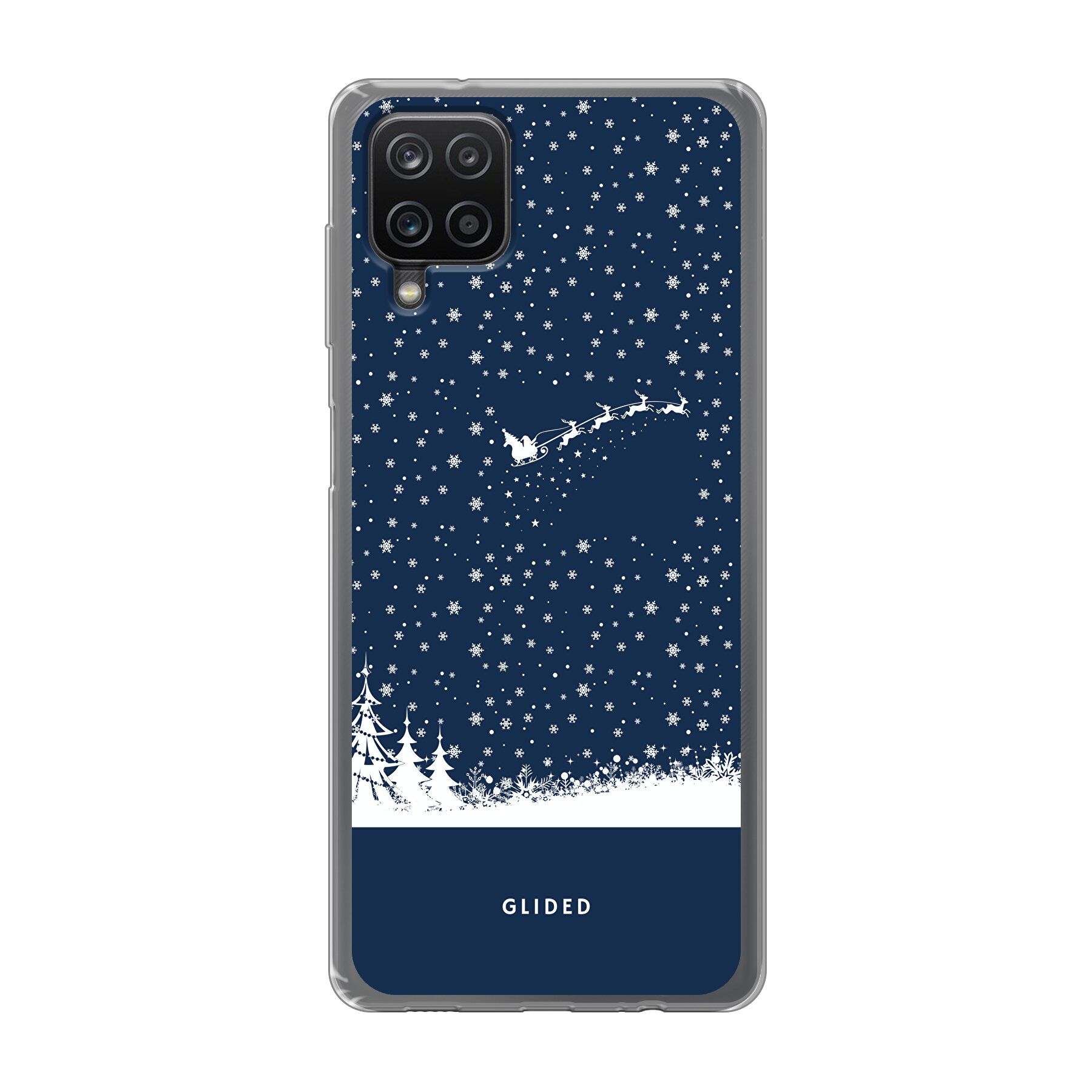 Flying Santa - Samsung Galaxy A12 Nacho Handyhülle