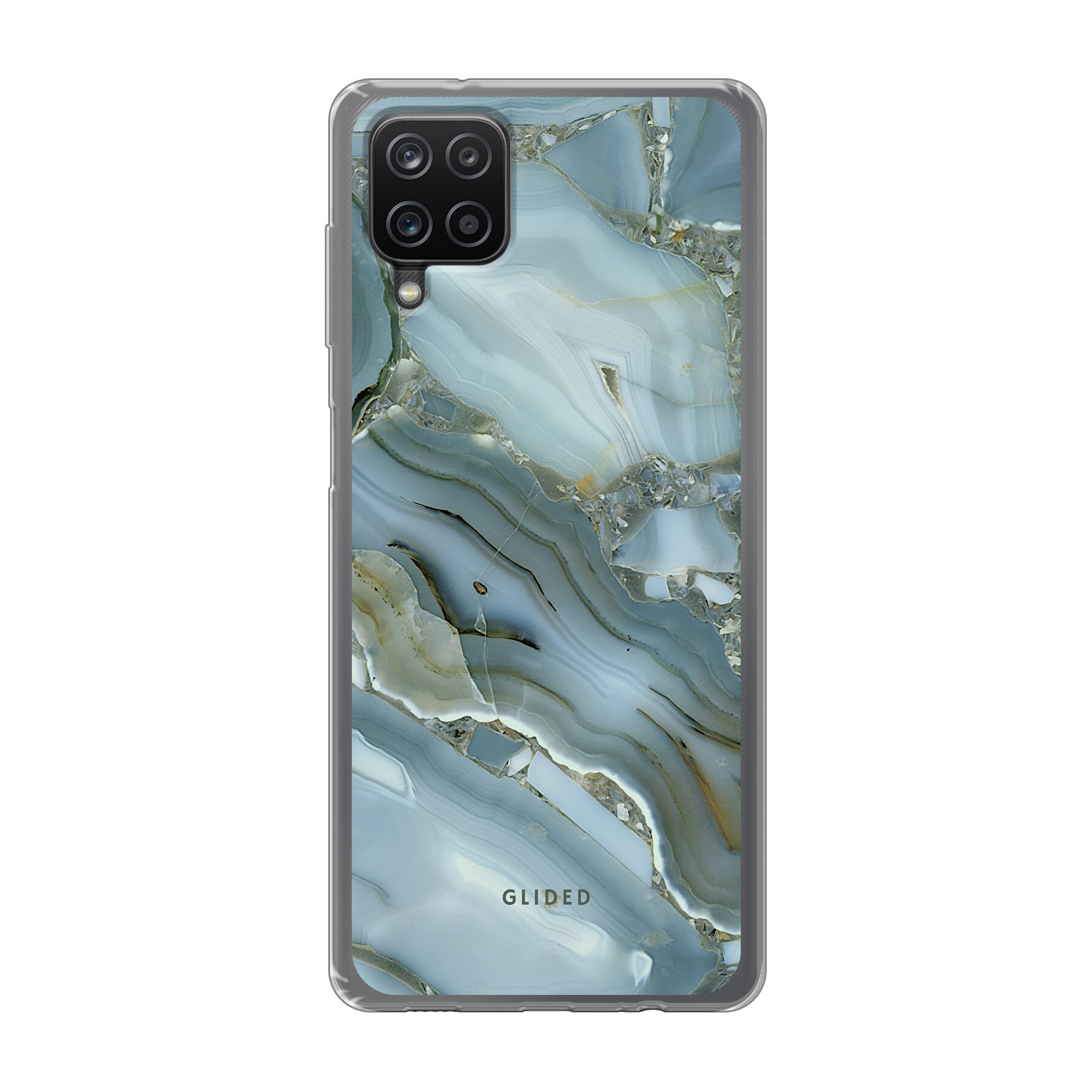 Green Marble - Samsung Galaxy A12 Nacho Handyhülle