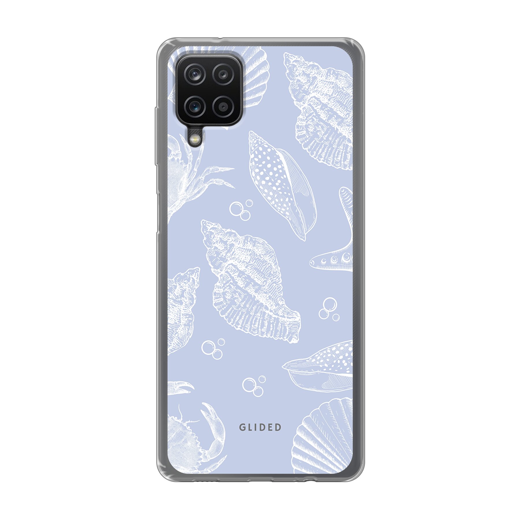 Aqua Shells - Samsung Galaxy A12 Nacho Handyhülle
