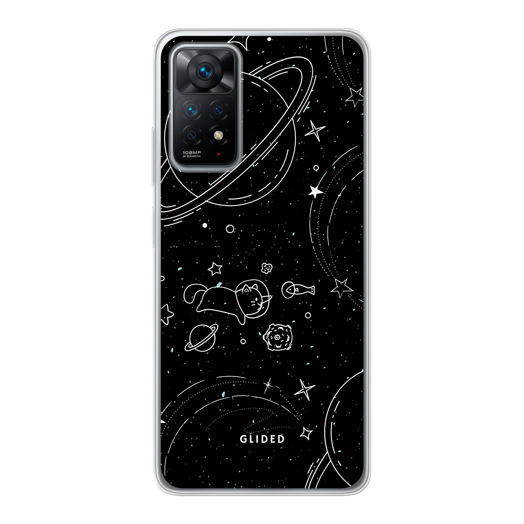 Cosmic Cat - Xiaomi Redmi Note 11 Pro 5G Handyhülle
