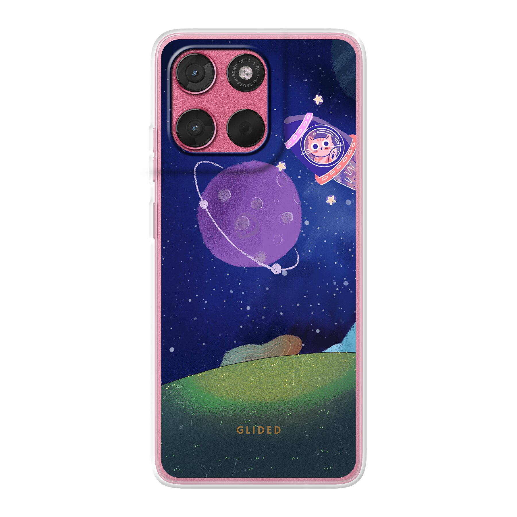 Galaxy Cat - Motorola Moto G57 Handyhülle
