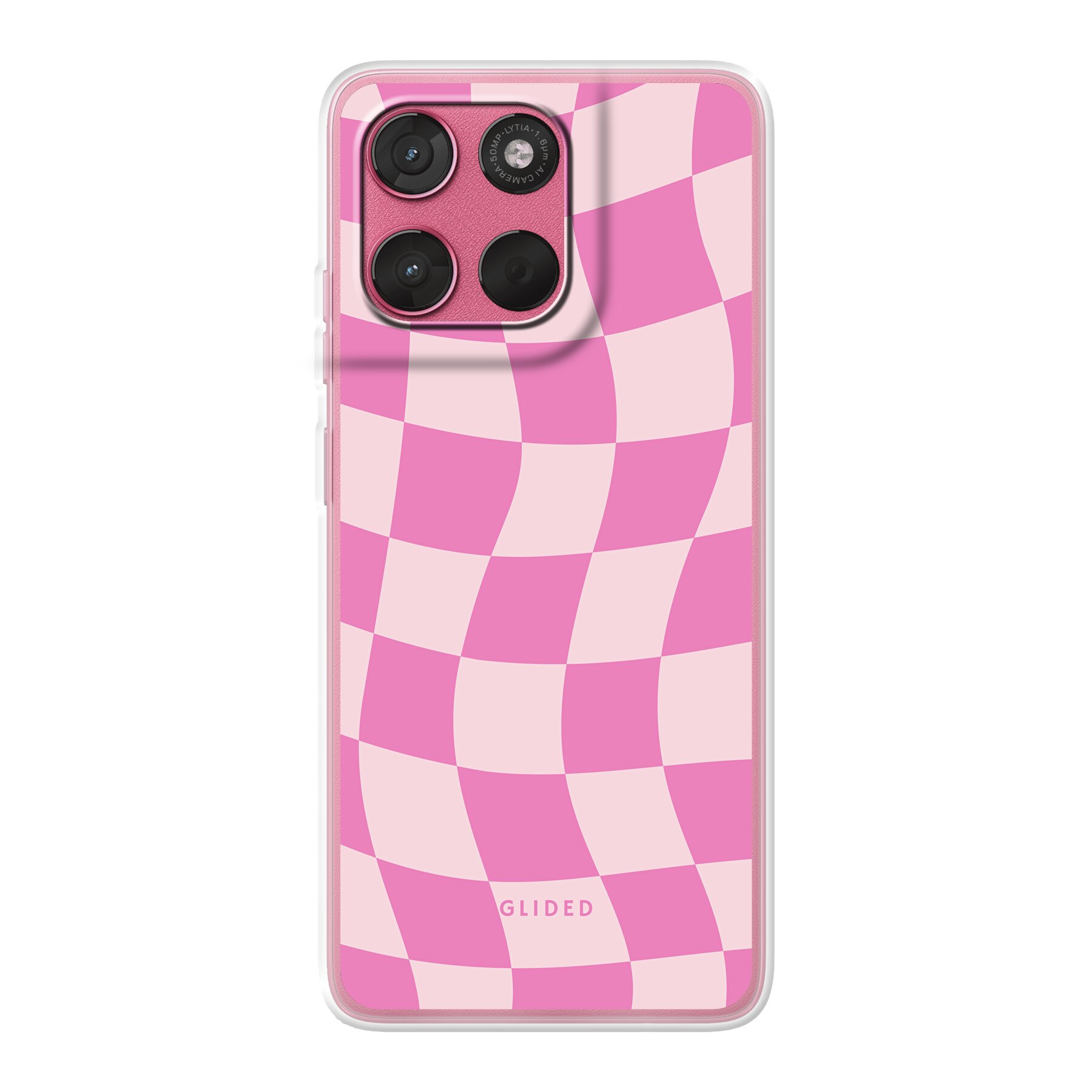 Pink Chess - Motorola Moto G57 Handyhülle