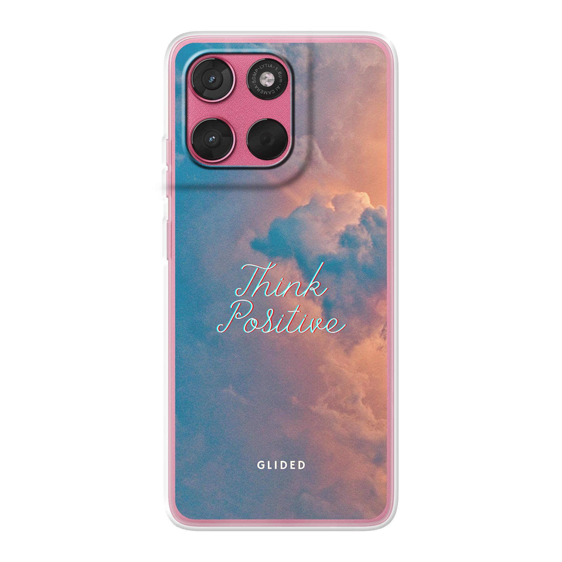 Think positive - Motorola Moto G57 Handyhülle